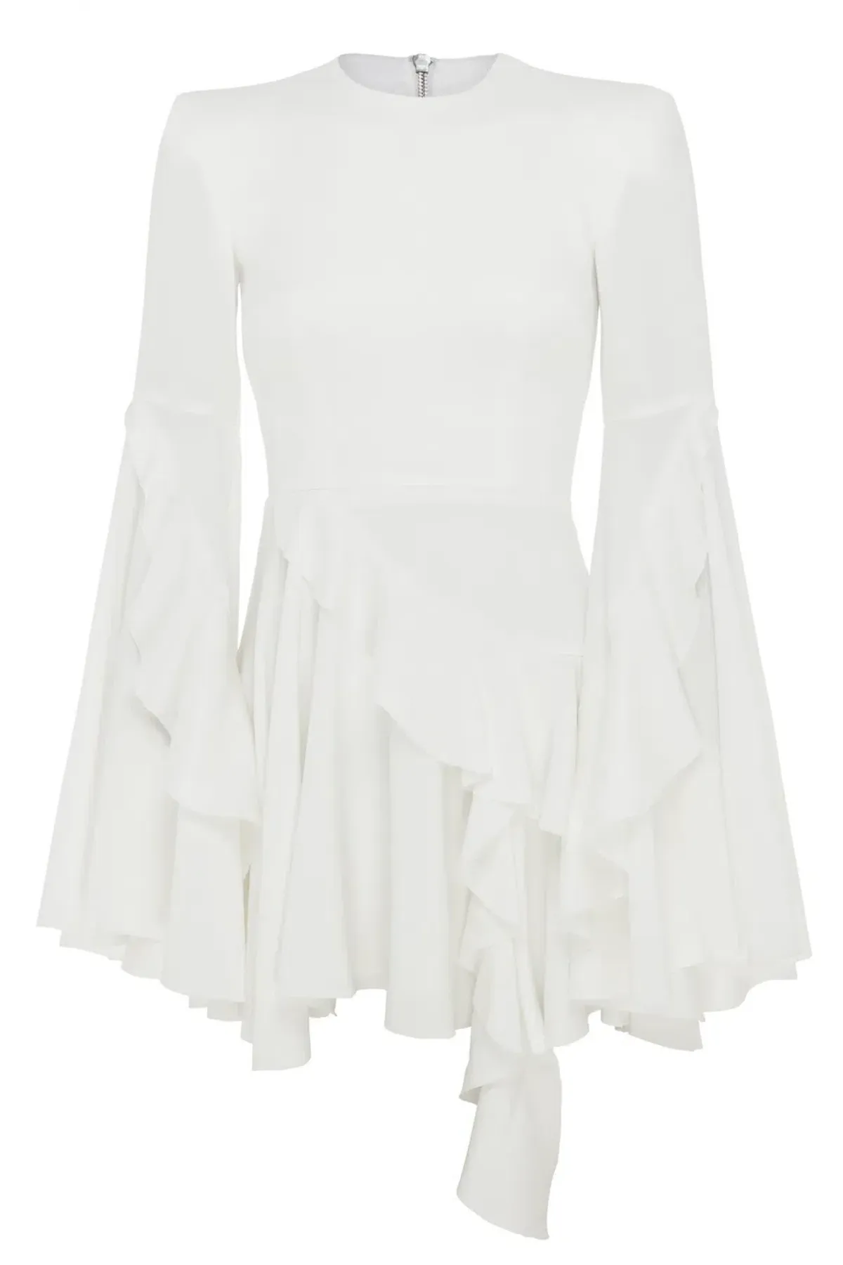 Alex Perry Ridgley Dress White Size 10 - Image 4