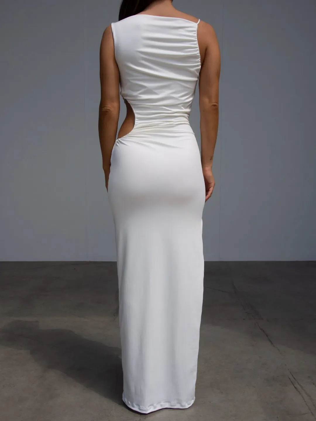 Effie Kats Rae Gown White Size 8 for rent on The Volte - main image