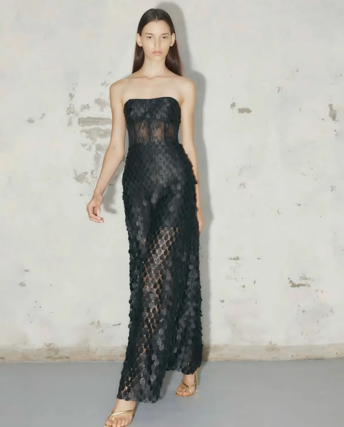 Manning Cartell Supreme Extreme Strapless Gown Black Size 12  - Image 2