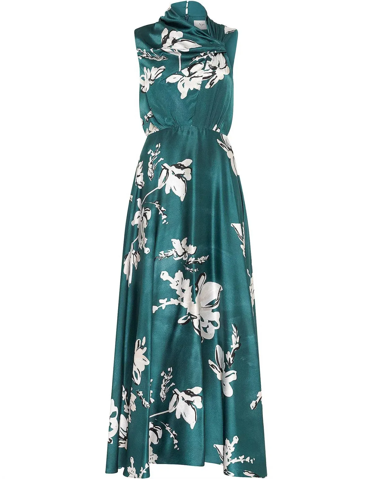Aje Efflorescent Midi Dress Green Size 6 - Image 5