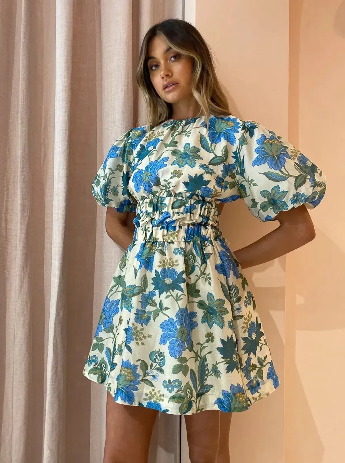 Sir the Label Celia Open Back Mini Dress Marguerite Floral Size AU 12 - Image 7