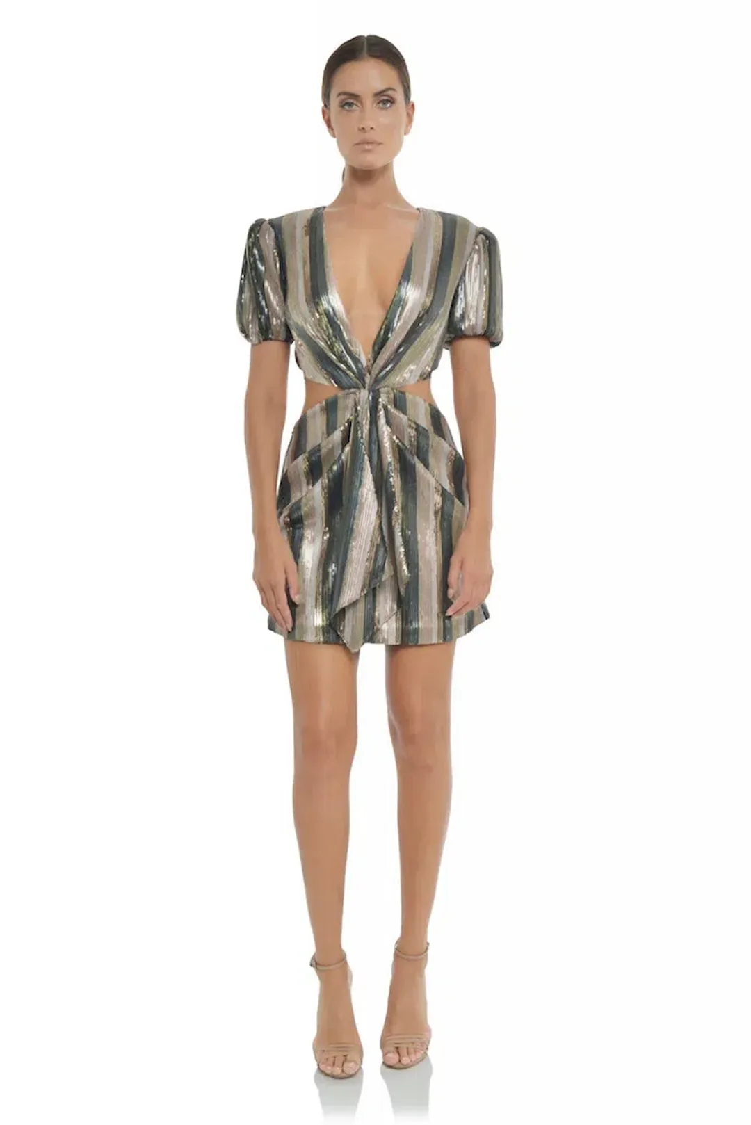 MISHA Lorlea Mini Dress Sequin Size 8 for rent on The Volte - main image