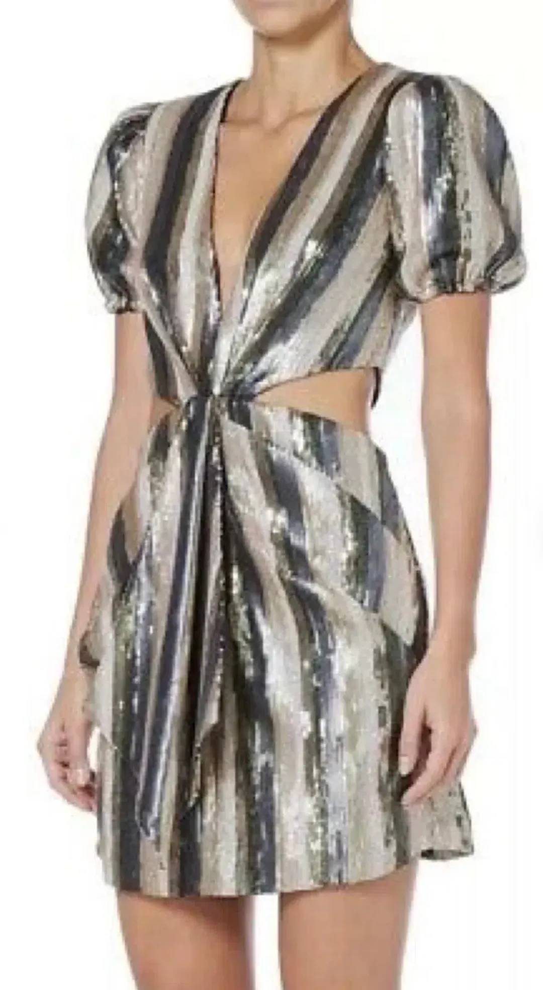 MISHA Lorlea Mini Dress Sequin Size 8 for rent on The Volte - main image