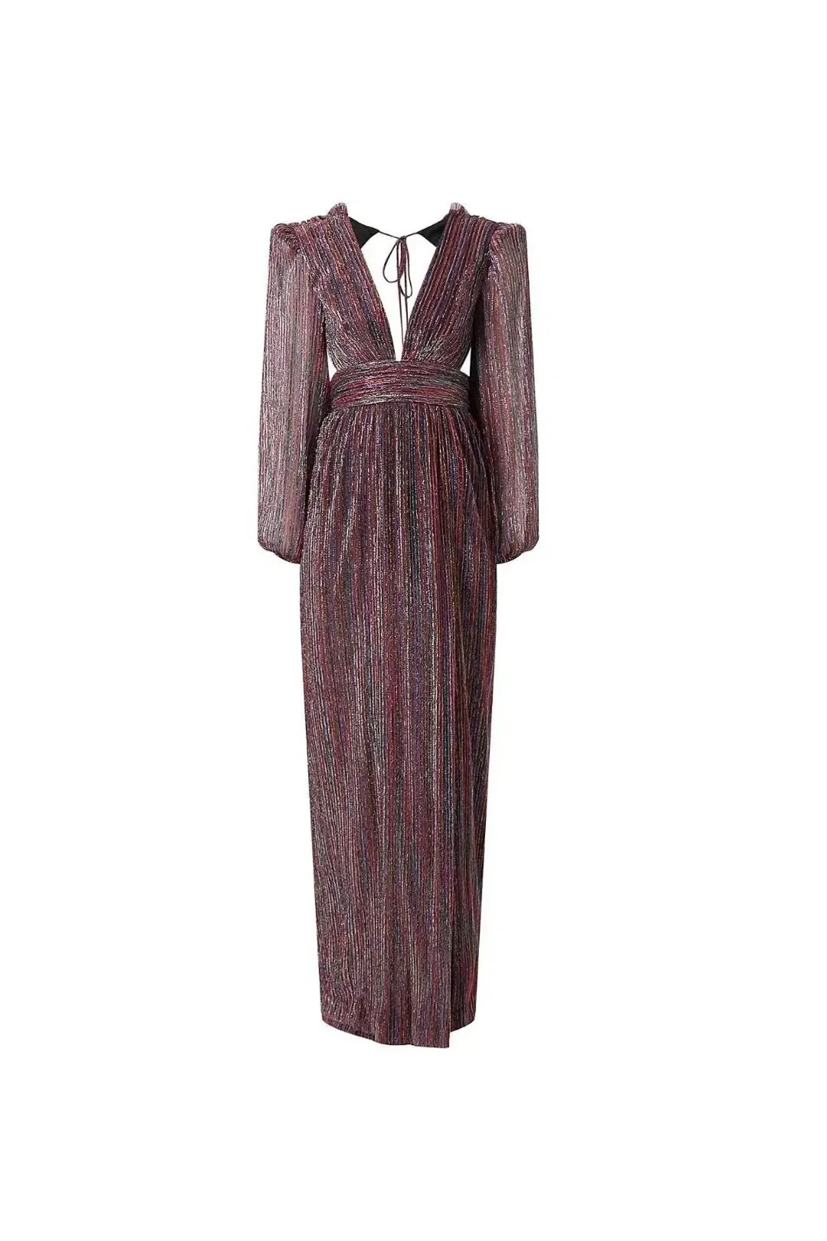 Rebecca Vallance Casey Gown Multi Lurex Size 8 - Image 4