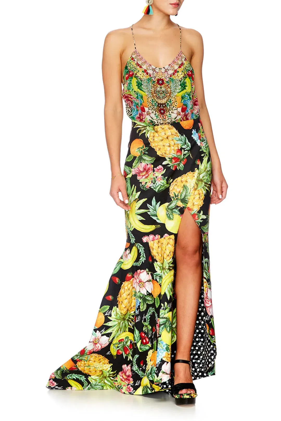 Camilla Call Me Carmen Wrap Skirt With Front Tucks Size S for rent on The Volte - main image