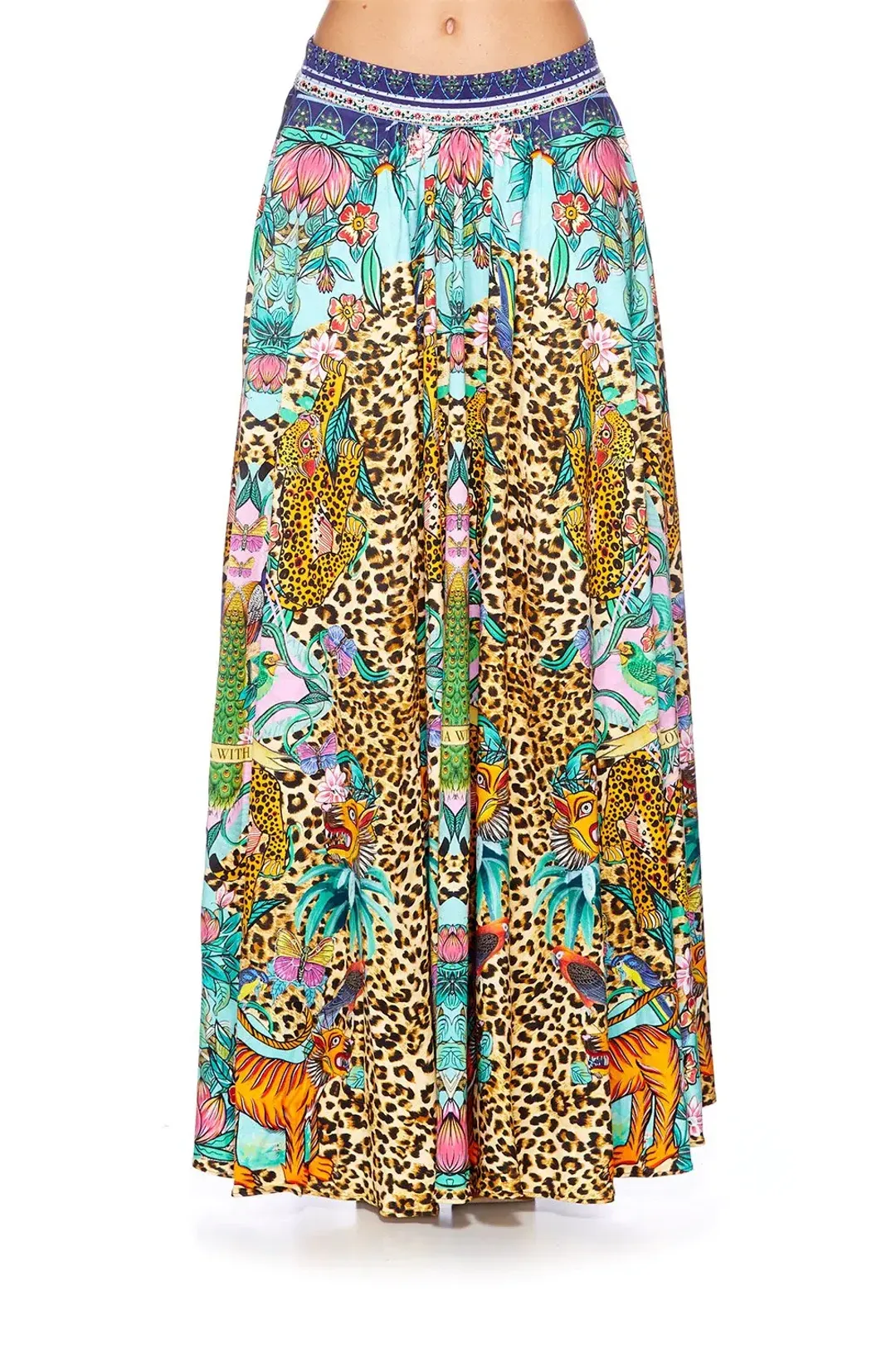 Camilla Full Hem Skirt The Jungle Book Print Size 8 for rent on The Volte - main image