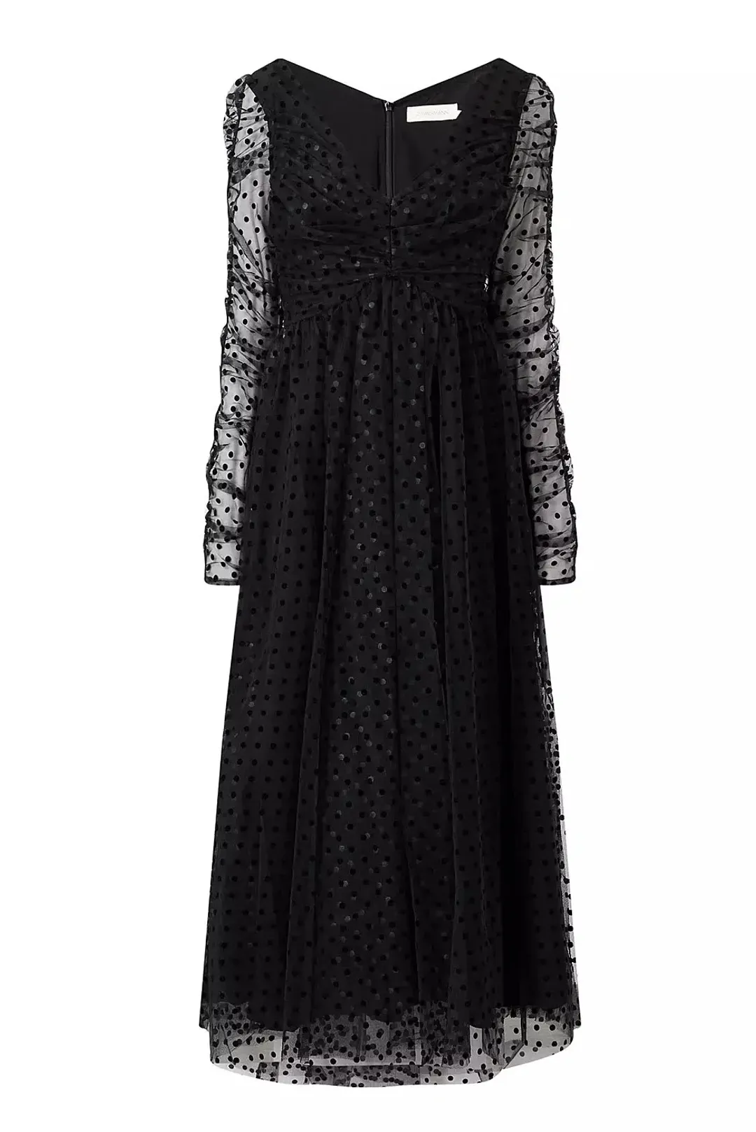 Zimmermann Ballet Tulle Midi Dress Black Size 16 for rent on The Volte - main image