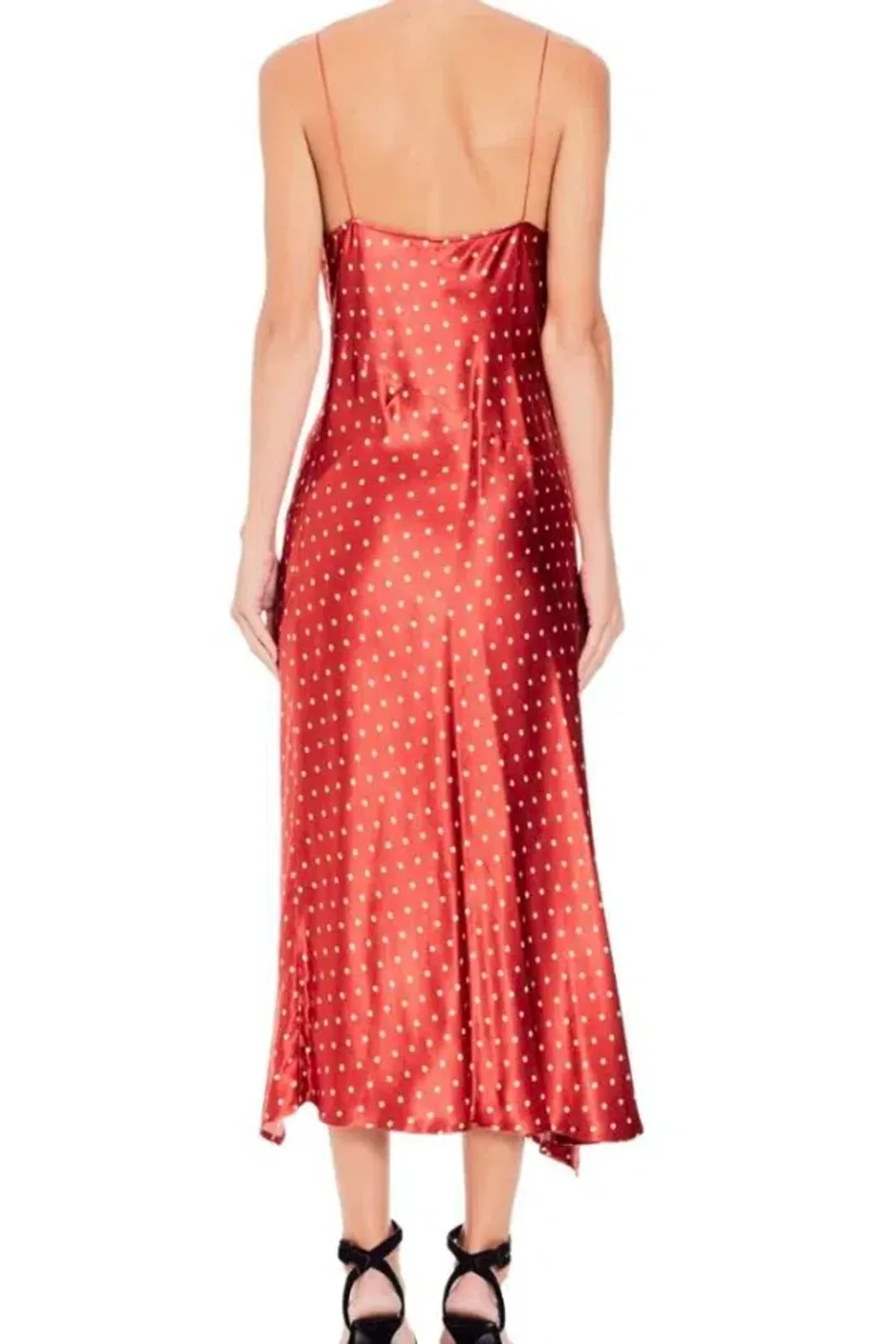 Bec & Bridge Bonjour Dress Red/Polka Dot Size 10 for rent on The Volte - main image