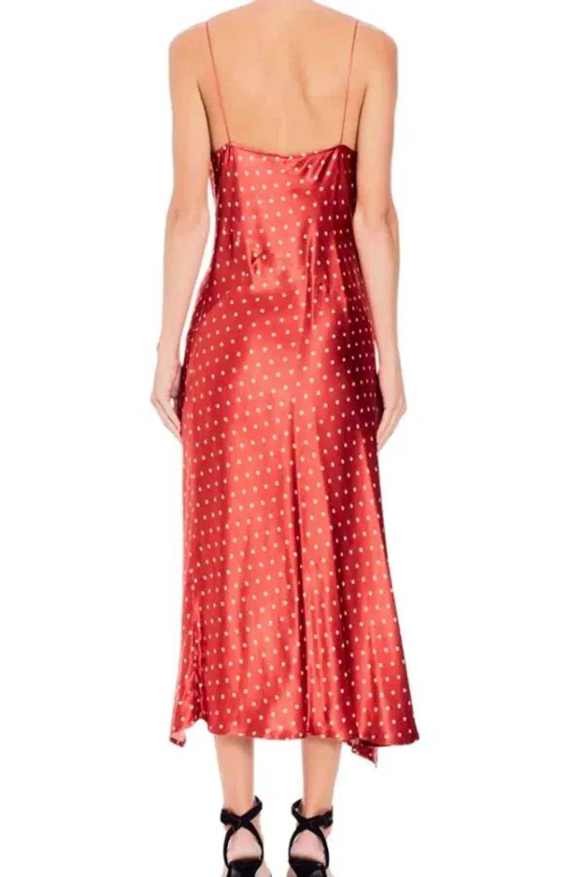 Bec & Bridge Bonjour Dress Red/Polka Dot Size 10 - Image 2