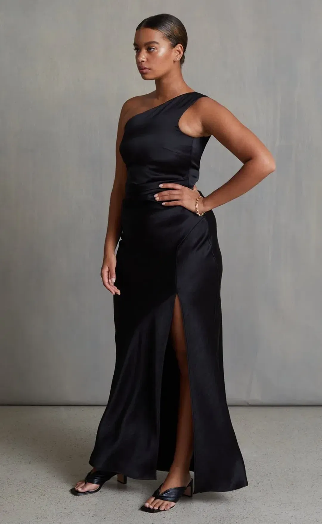 Bec & Bridge The Dreamer Asym Dress Black Size 6 for rent on The Volte - main image