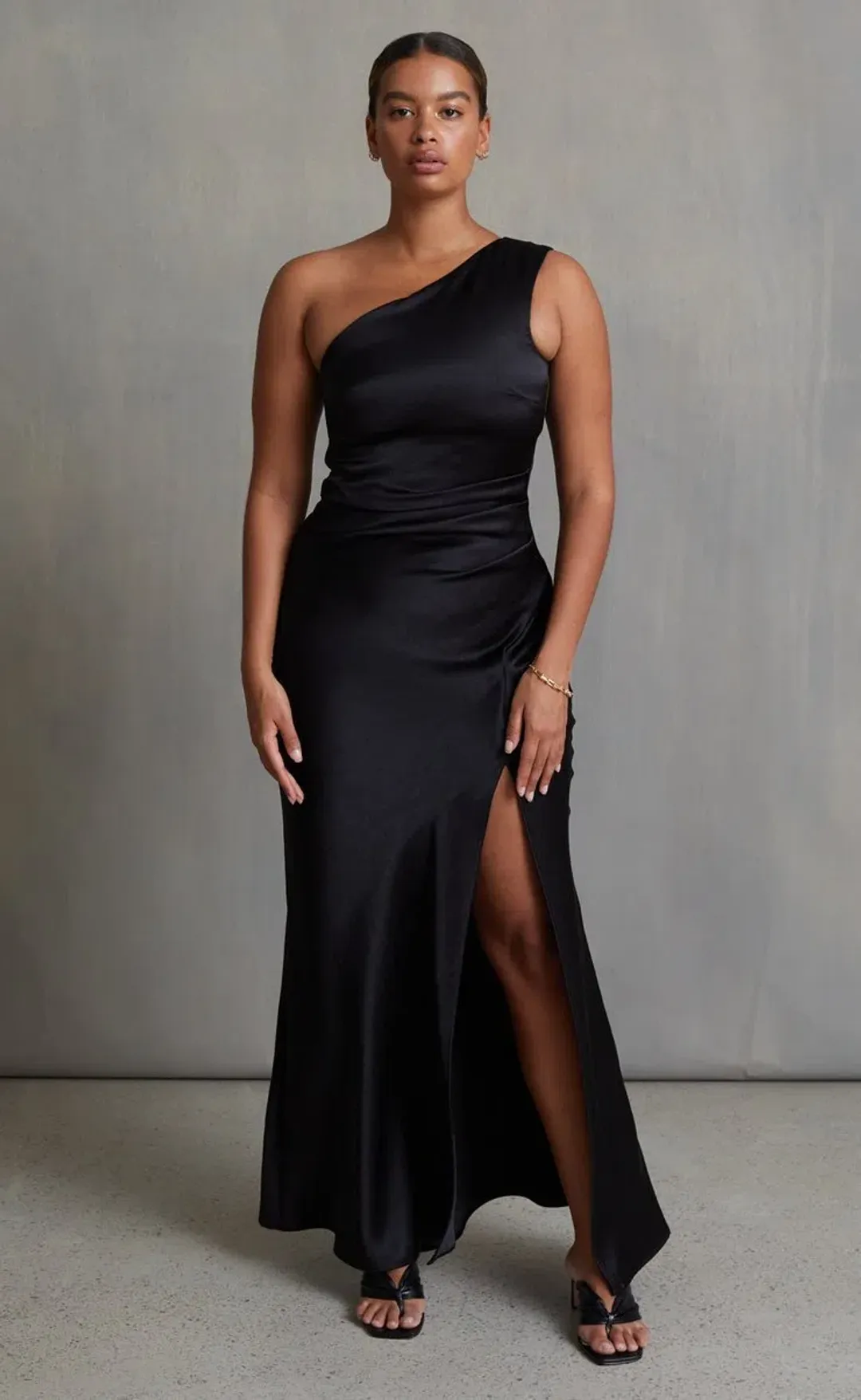 Bec & Bridge The Dreamer Asym Dress Black Size 6 for rent on The Volte - main image