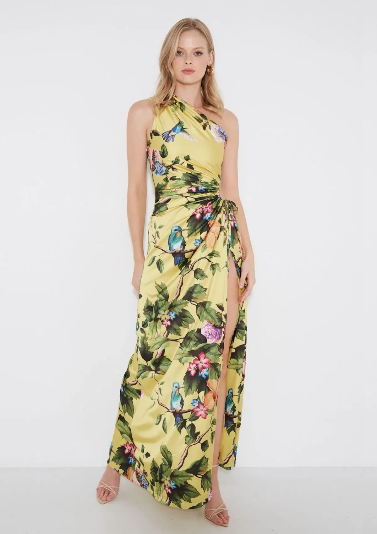 Sonya Moda Nour Maxi Dress Royal Botanica Floral Size 10 / M - Image 1