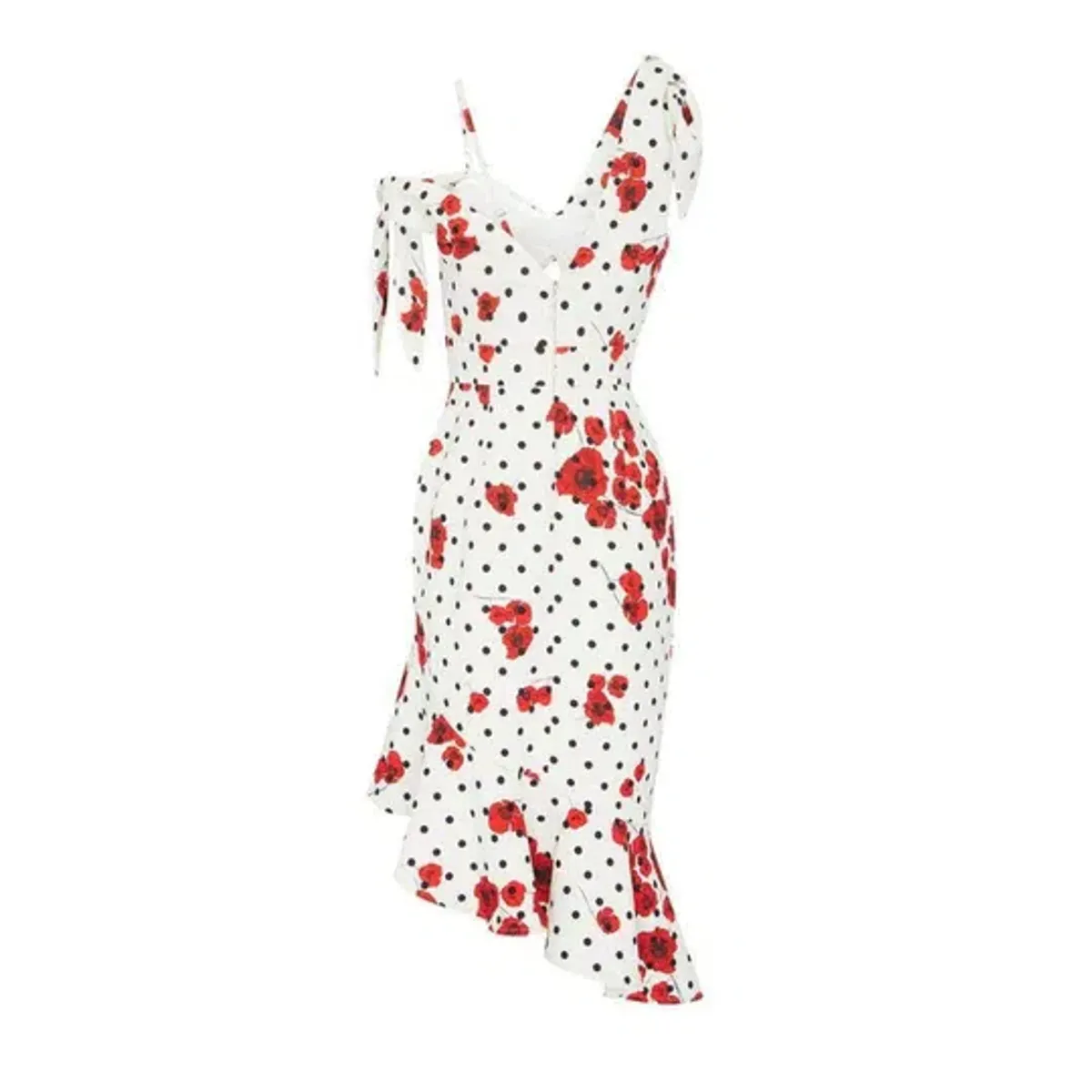 Sheike Poppy Dot Midi Dress Multi Size 10 - Image 4