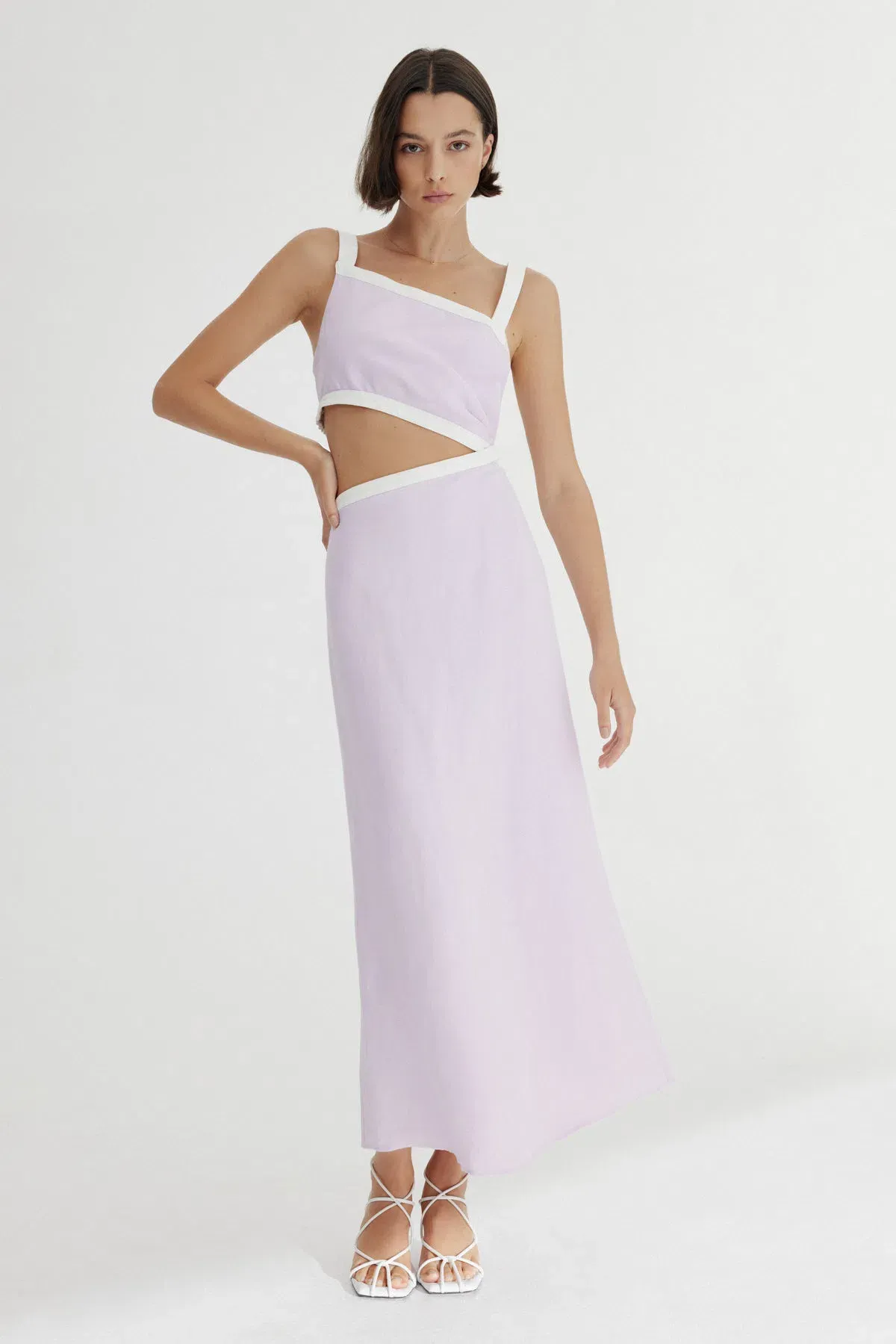Significant Other Elena Midi Dress Lilac Size 8  - Image 1