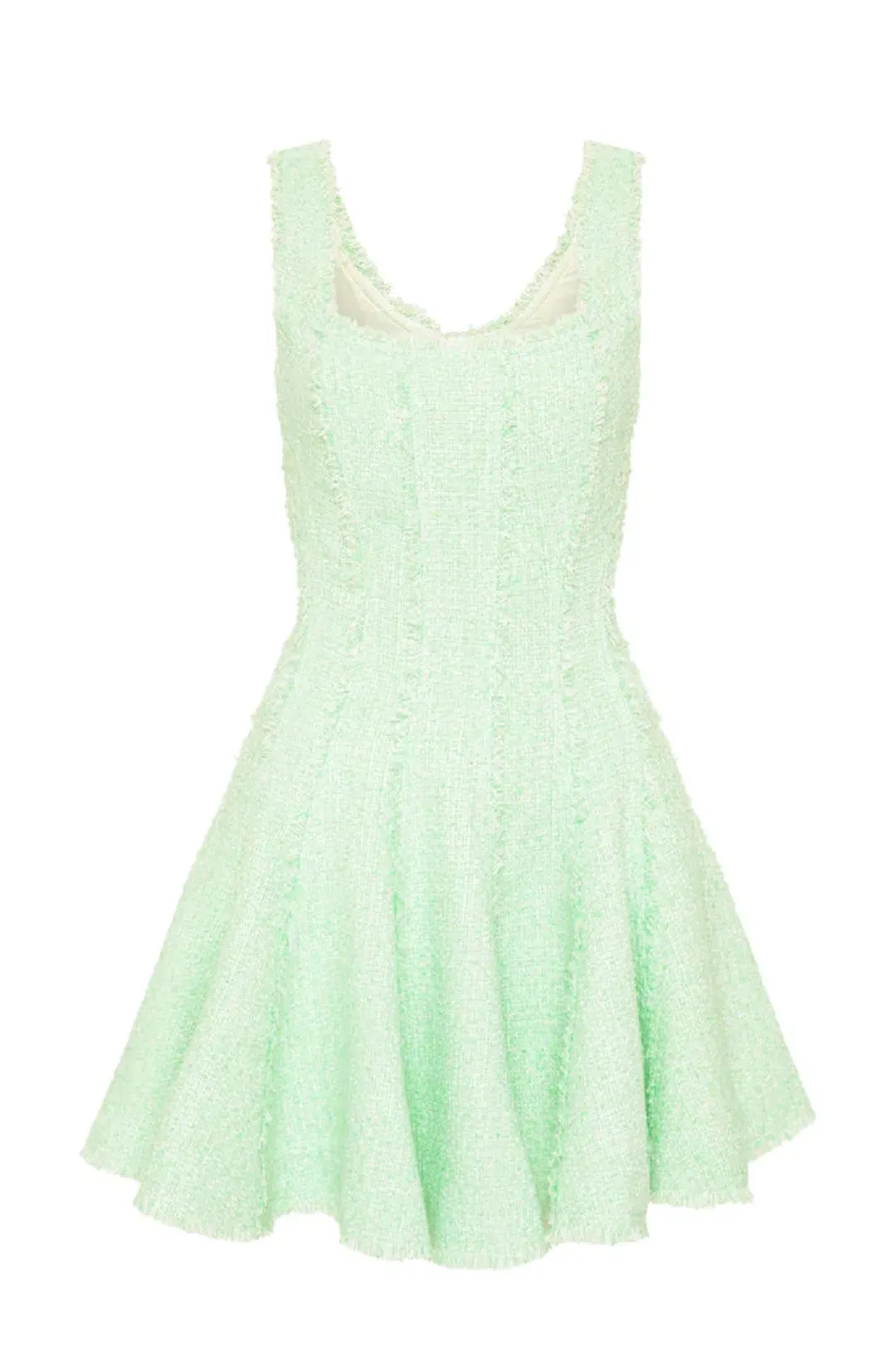 Aje Anais Boucle Mini Dress Mint Size 8 / S for rent on The Volte - main image