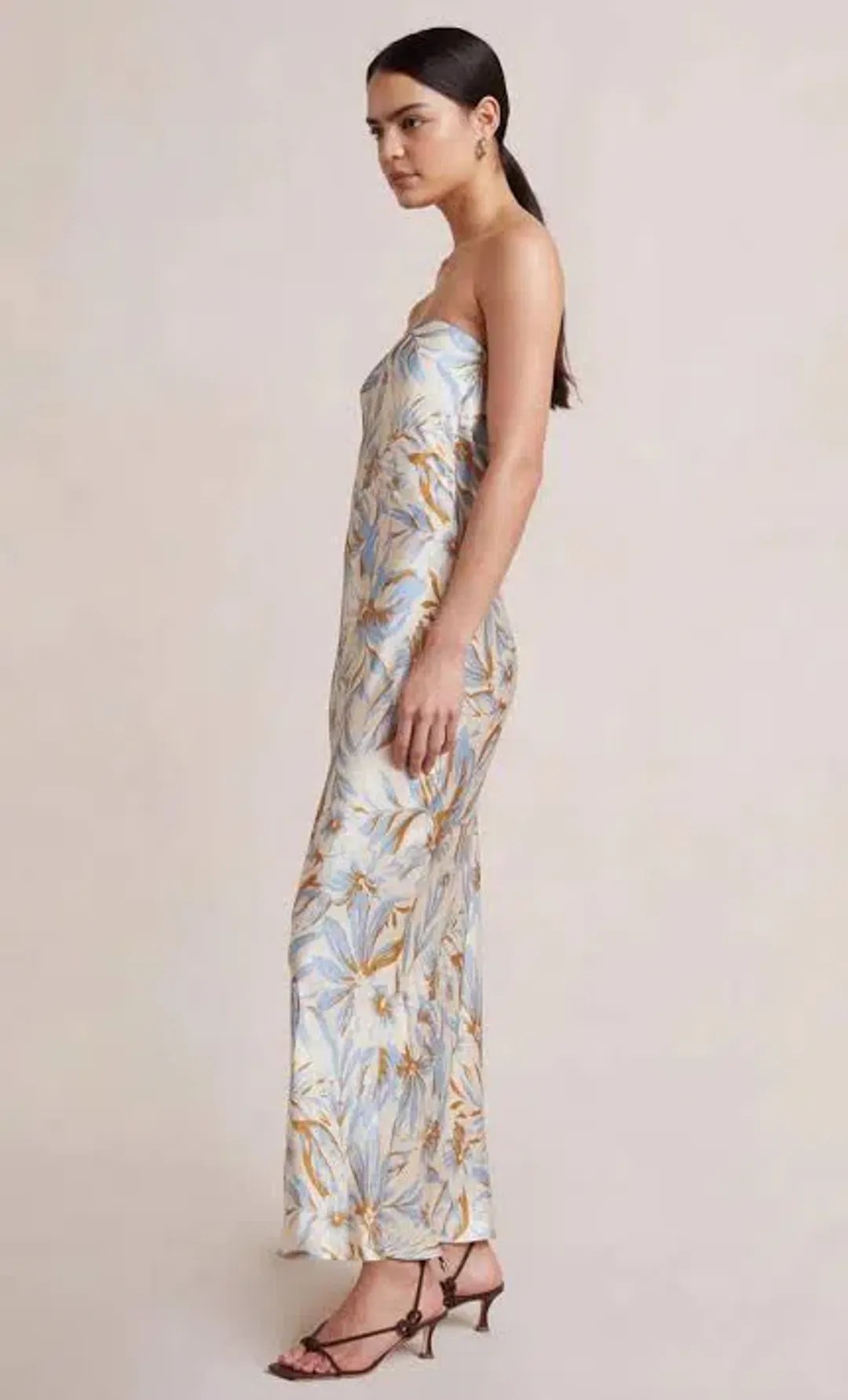 Bec & Bridge Stella Strapless Dress Floral Size 8 for rent on The Volte - main image