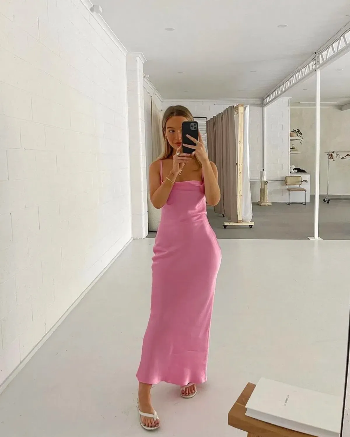 Bec & Bridge Malyka Maxi Dress Candy Pink Size 8 - Image 4