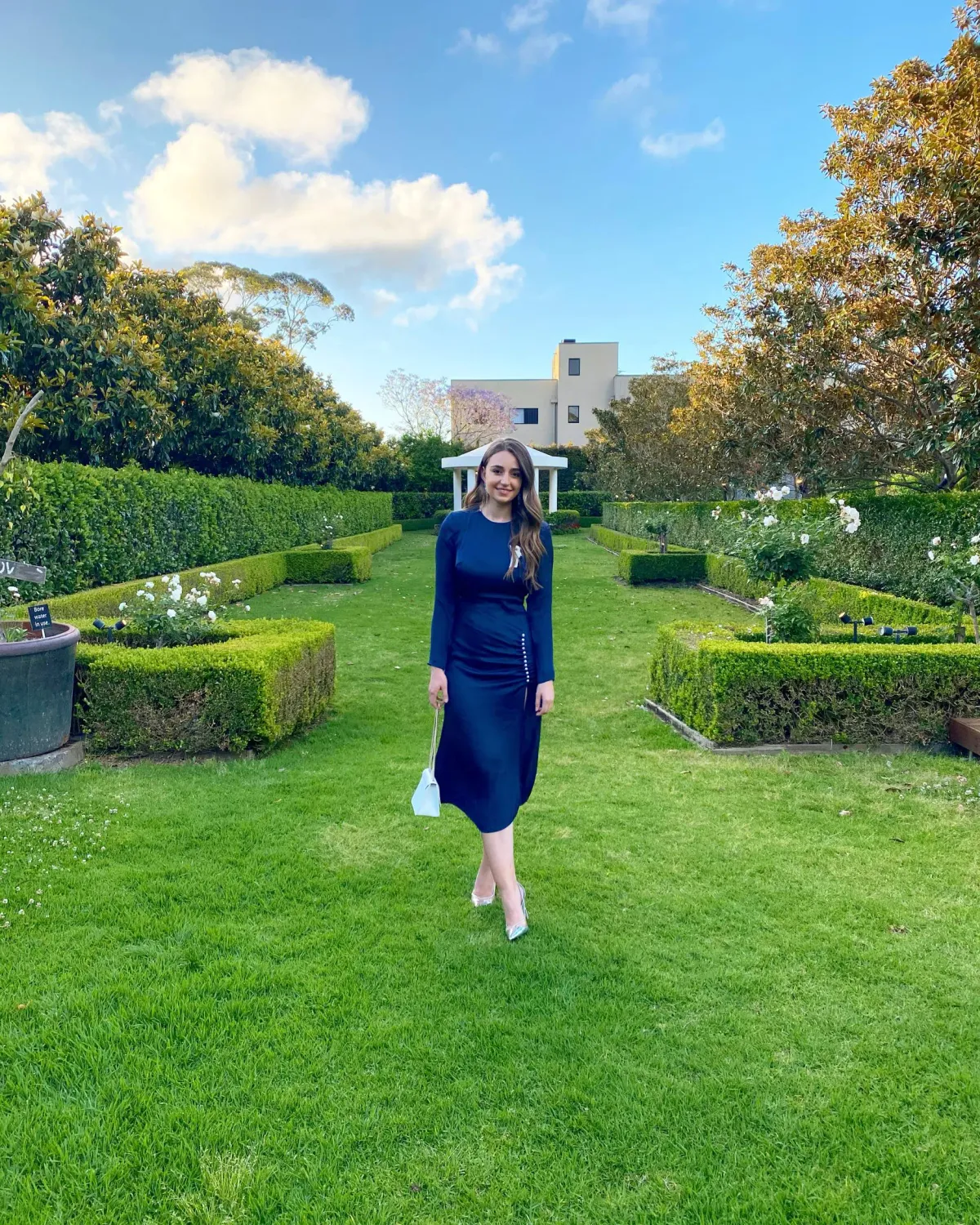 Elliatt Ministry Dress Midnight Blue Size S/ Au 8 - Image 4