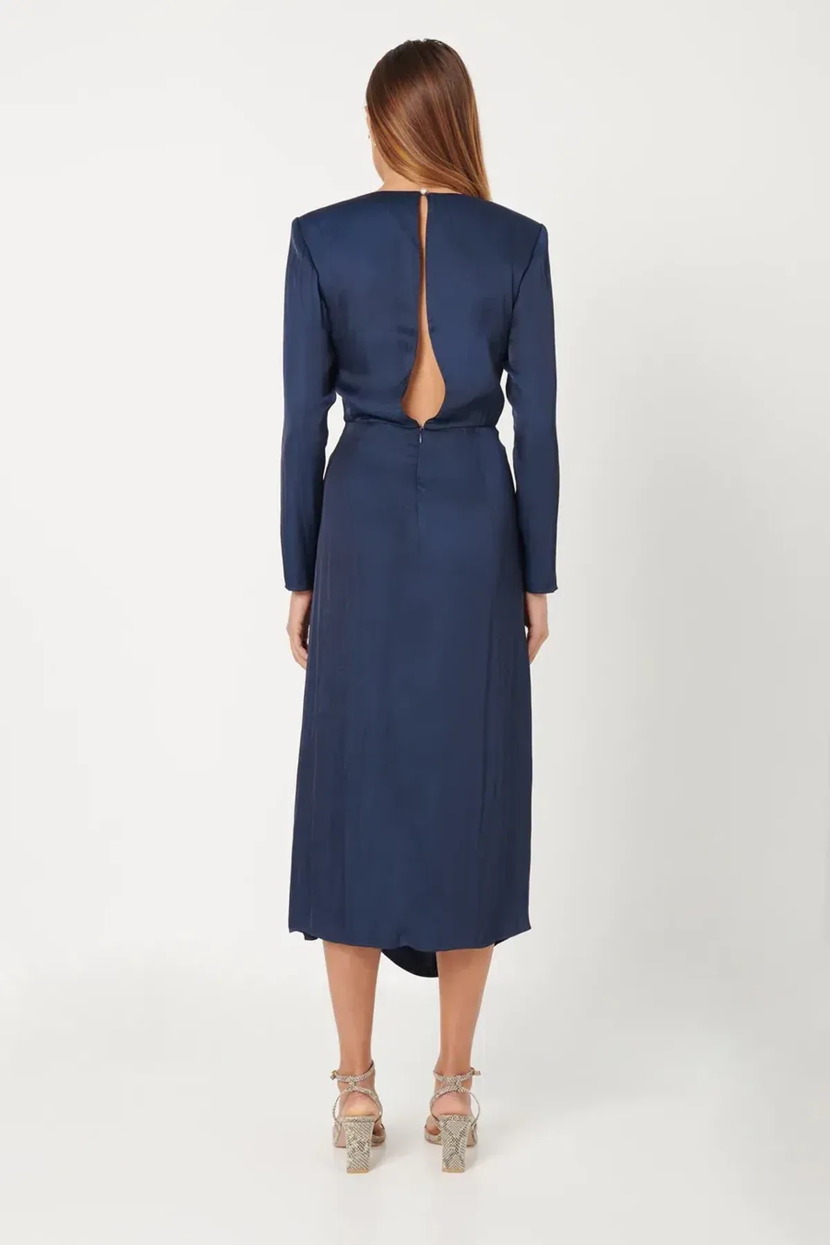 Elliatt Ministry Dress Midnight Blue Size S/ Au 8 - Image 3