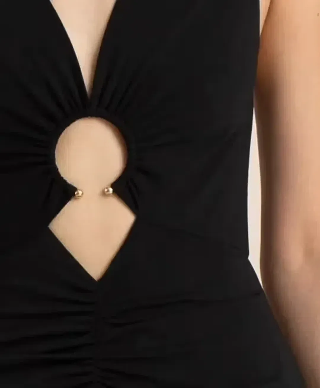 Bec & Bridge Lindsey V Maxi Dress Black Size 6 / XS for rent on The Volte - main image