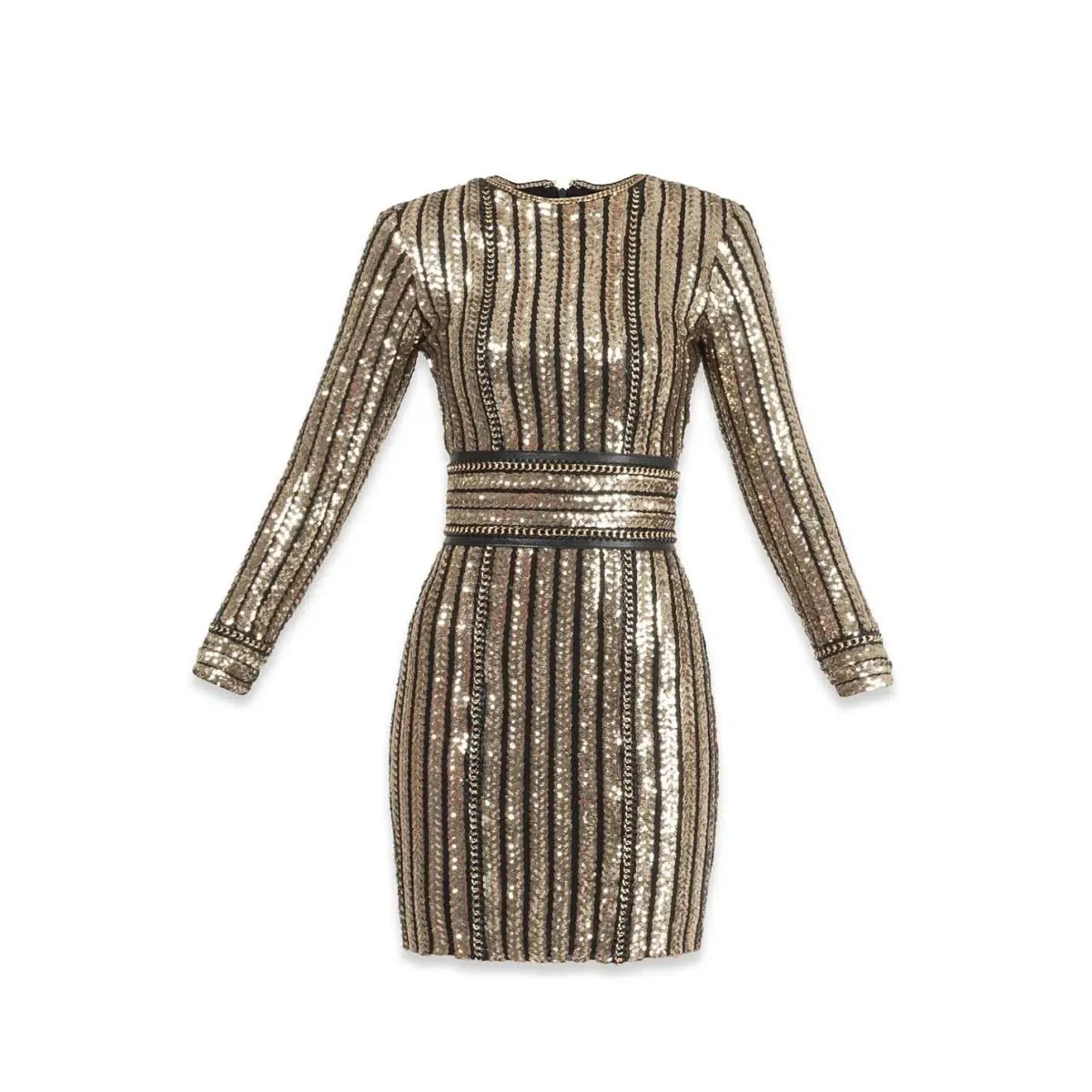 Nadine Merabi Kina Dress Gold Size 8 - Image 2