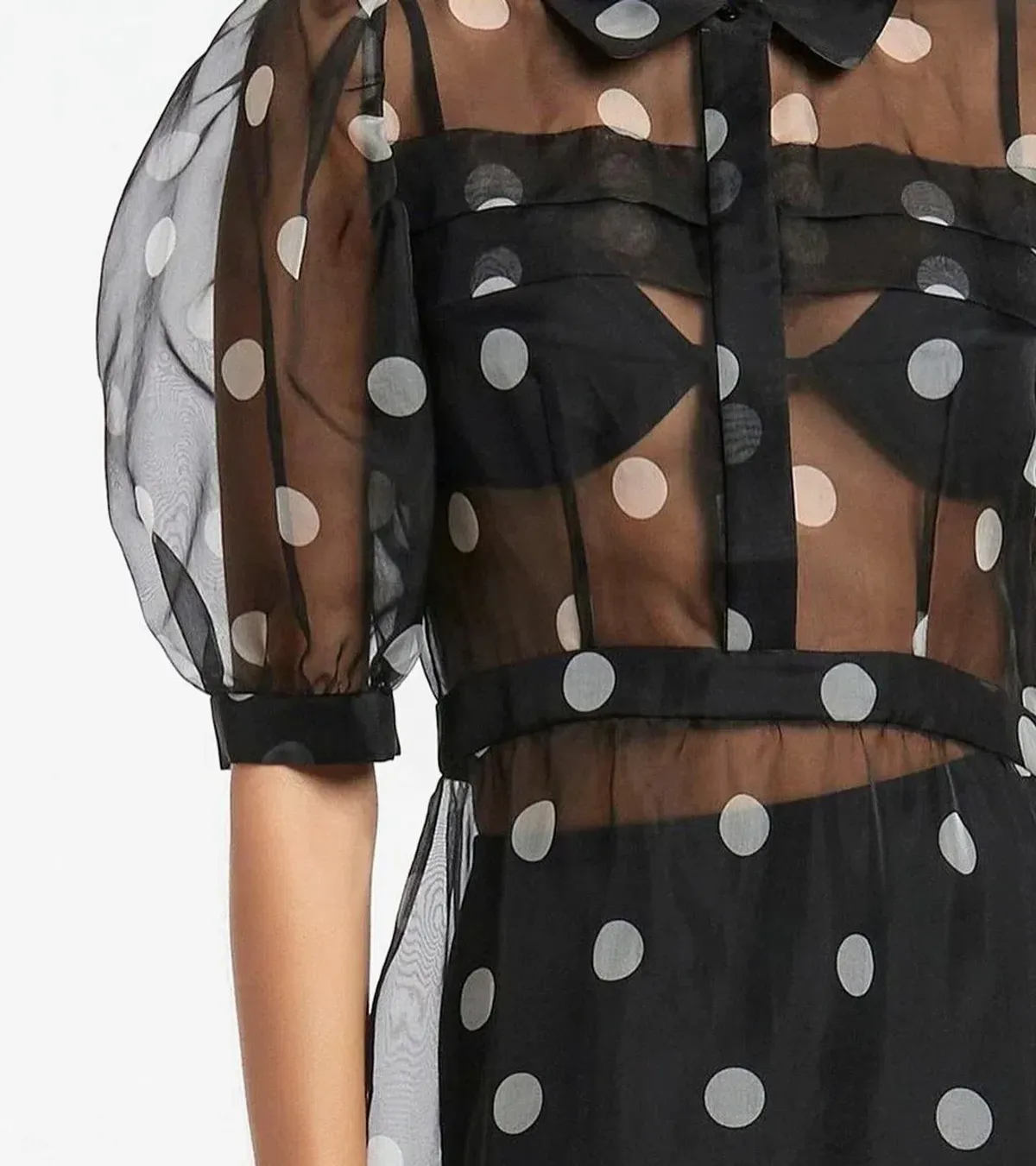 Sir the Label Margot Tiered Midi Dress Black Size AU 8  - Image 2