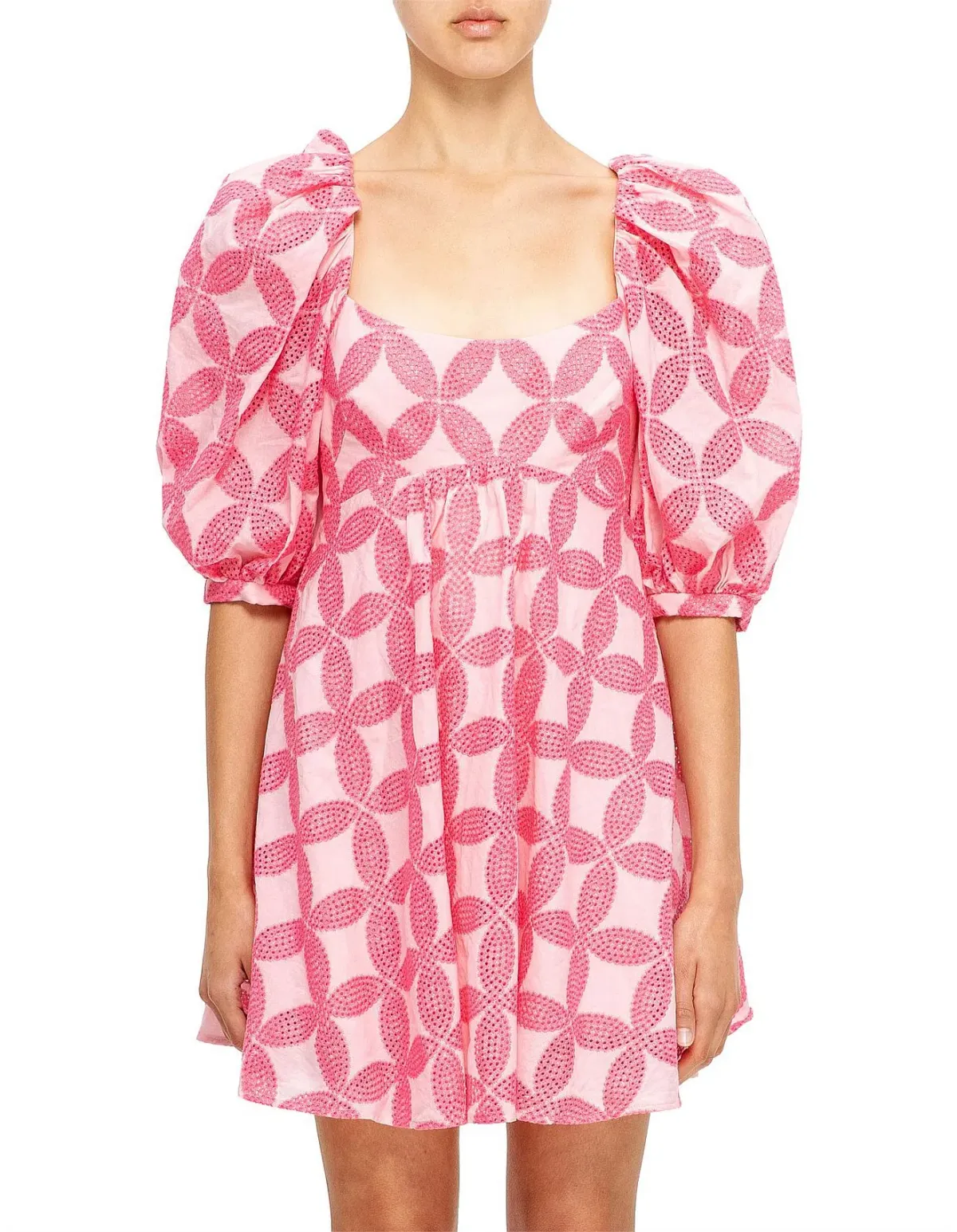 Acler Perry Mini Dress Pink Size 10 - Image 2