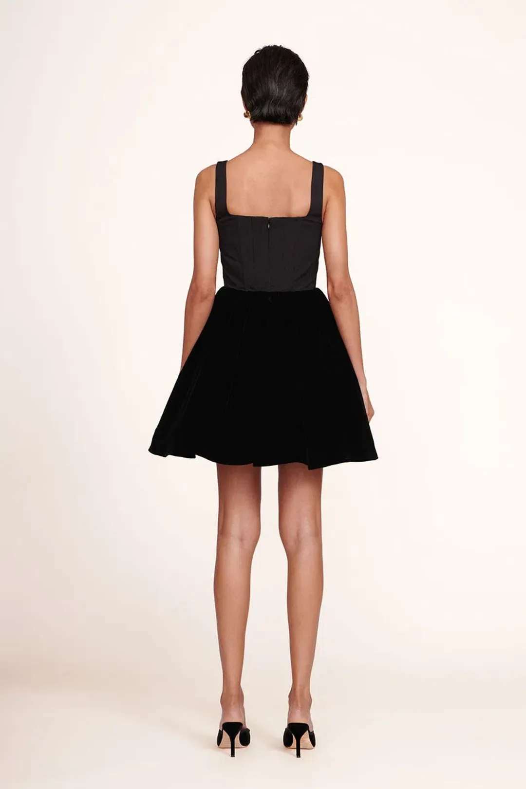 Staud Landscape Dress Black Size 8  for rent on The Volte - main image