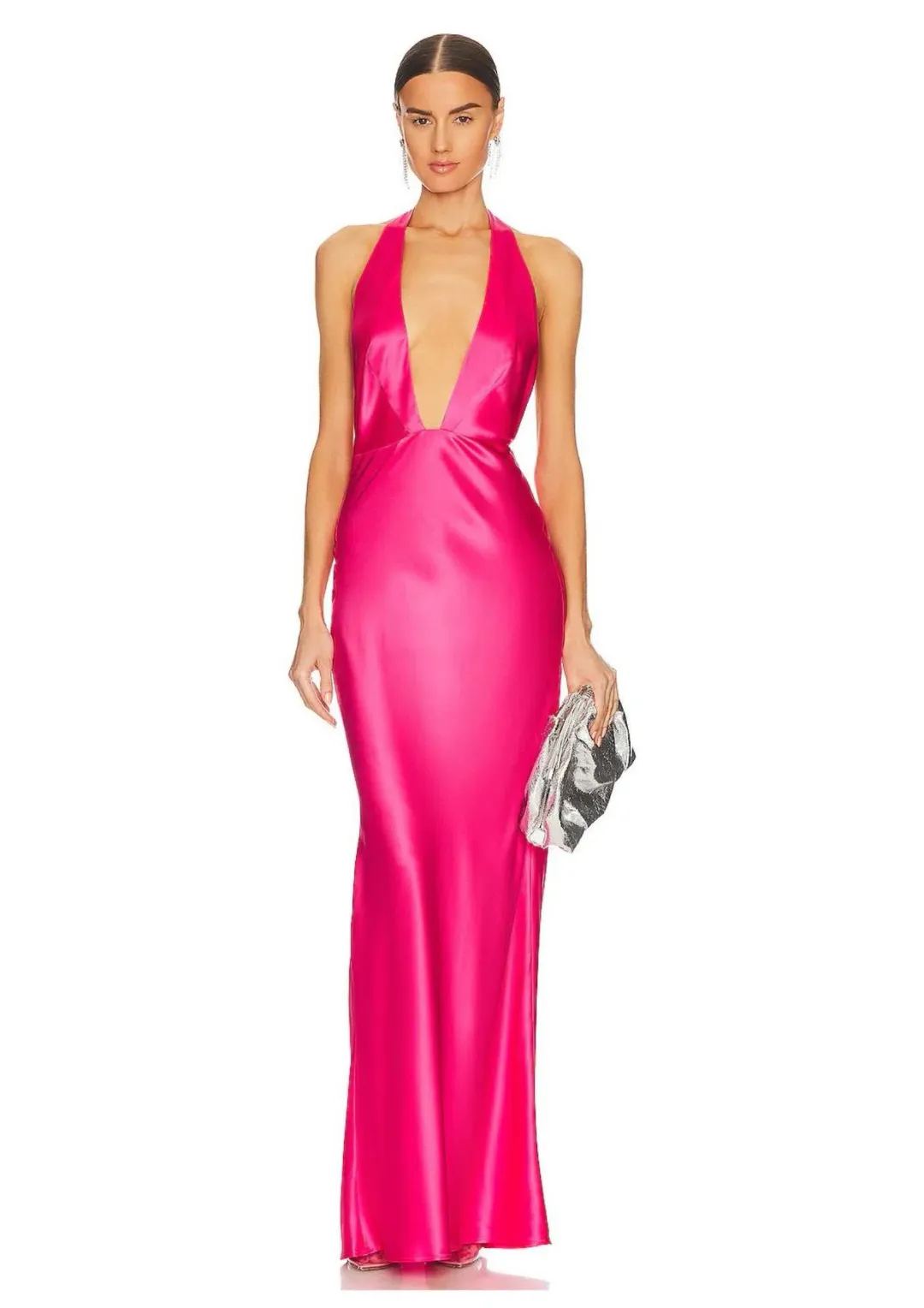 Natalie Rolt Angelica Gown Neon Pink Size 1 / AU 8 for rent on The Volte - main image