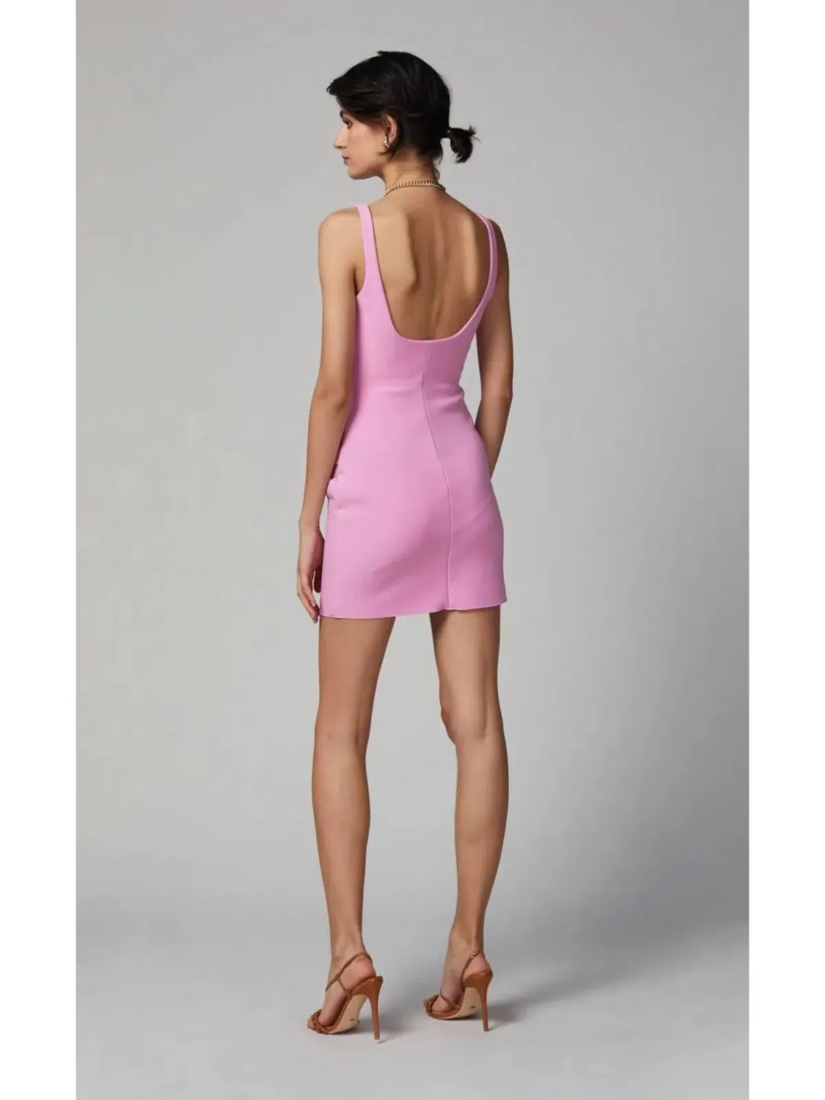 Bec & Bridge Joelle Mini Dress Pink Size AU 6 - Image 4