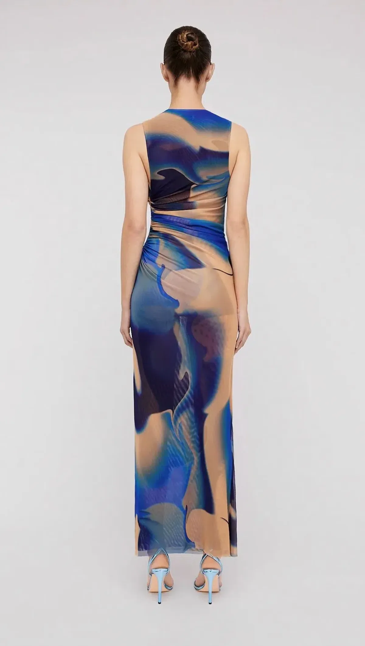 Scanlan Theodore Italian Watercolour Dress Multi Size 6/XS - Image 3