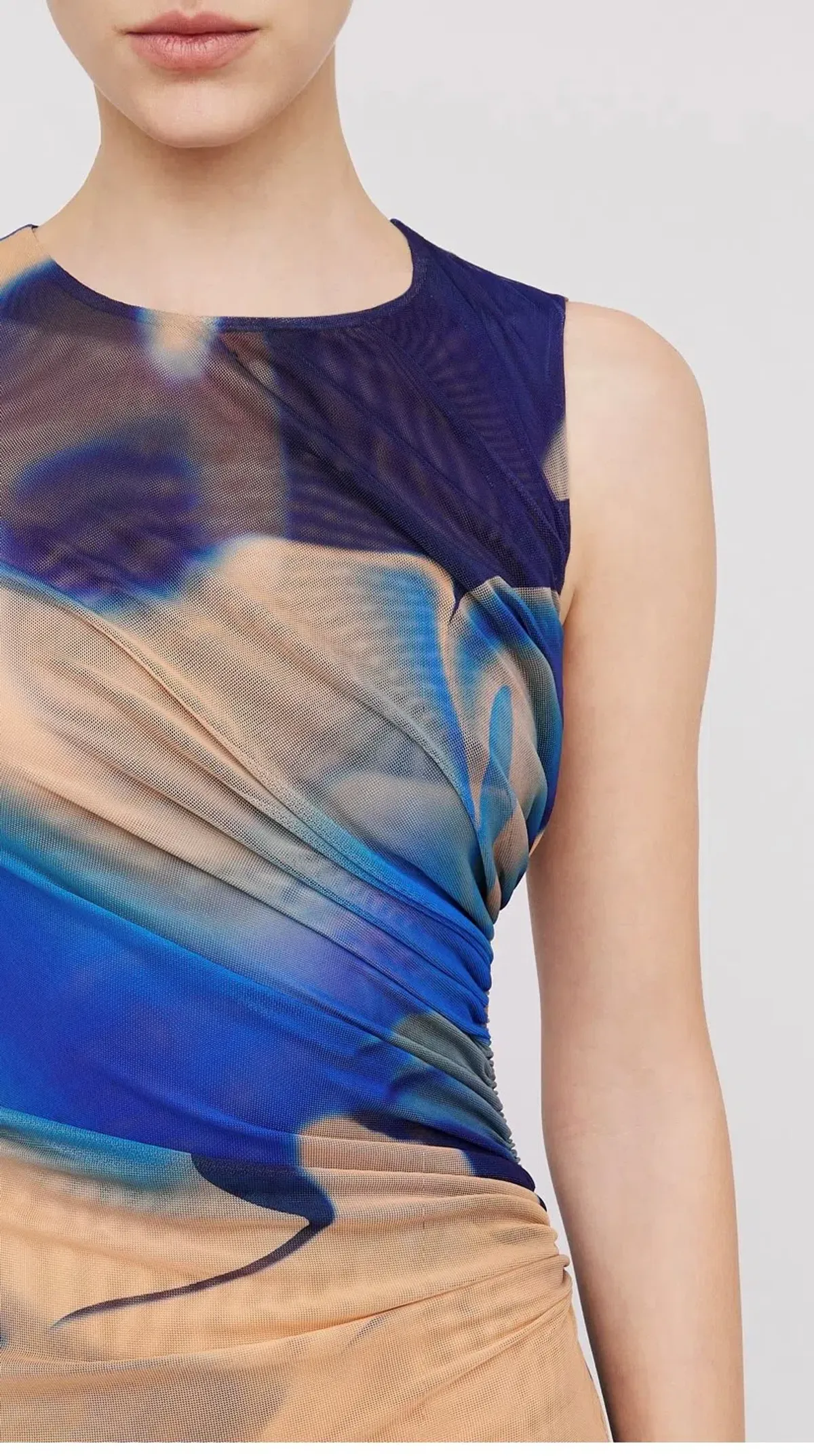 Scanlan Theodore Italian Watercolour Dress Multi Size 6/XS - Image 2