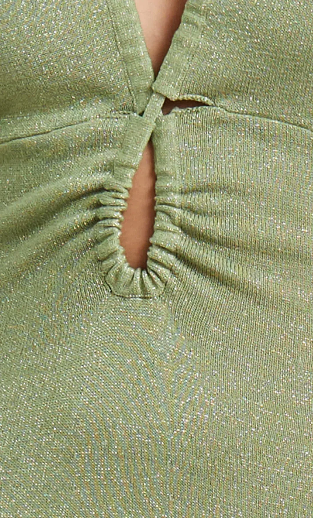 Bec & Bridge Indya Knit Maxi Dress Pistachio Green Size 6 for rent on The Volte - main image