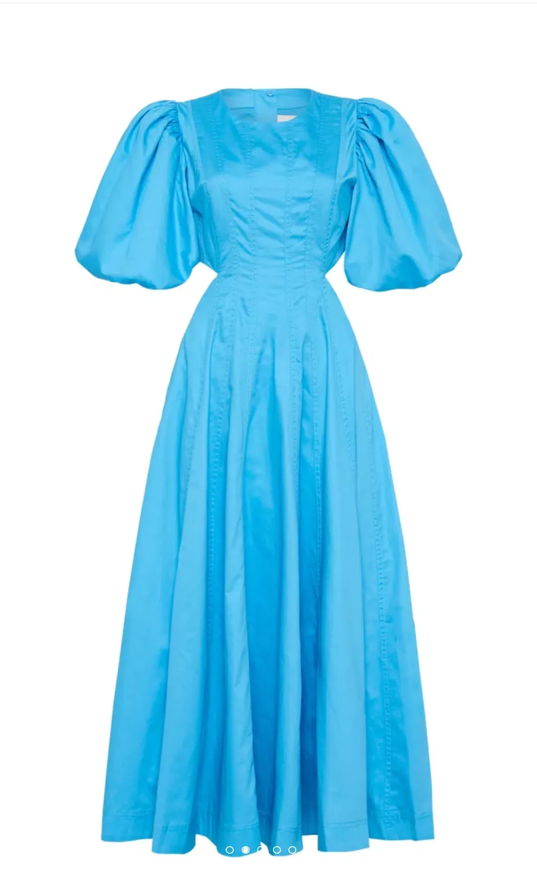 Aje Fallingwater Cut Out Midi Dress Cerulean Blue Size 10 / M for rent on The Volte - main image