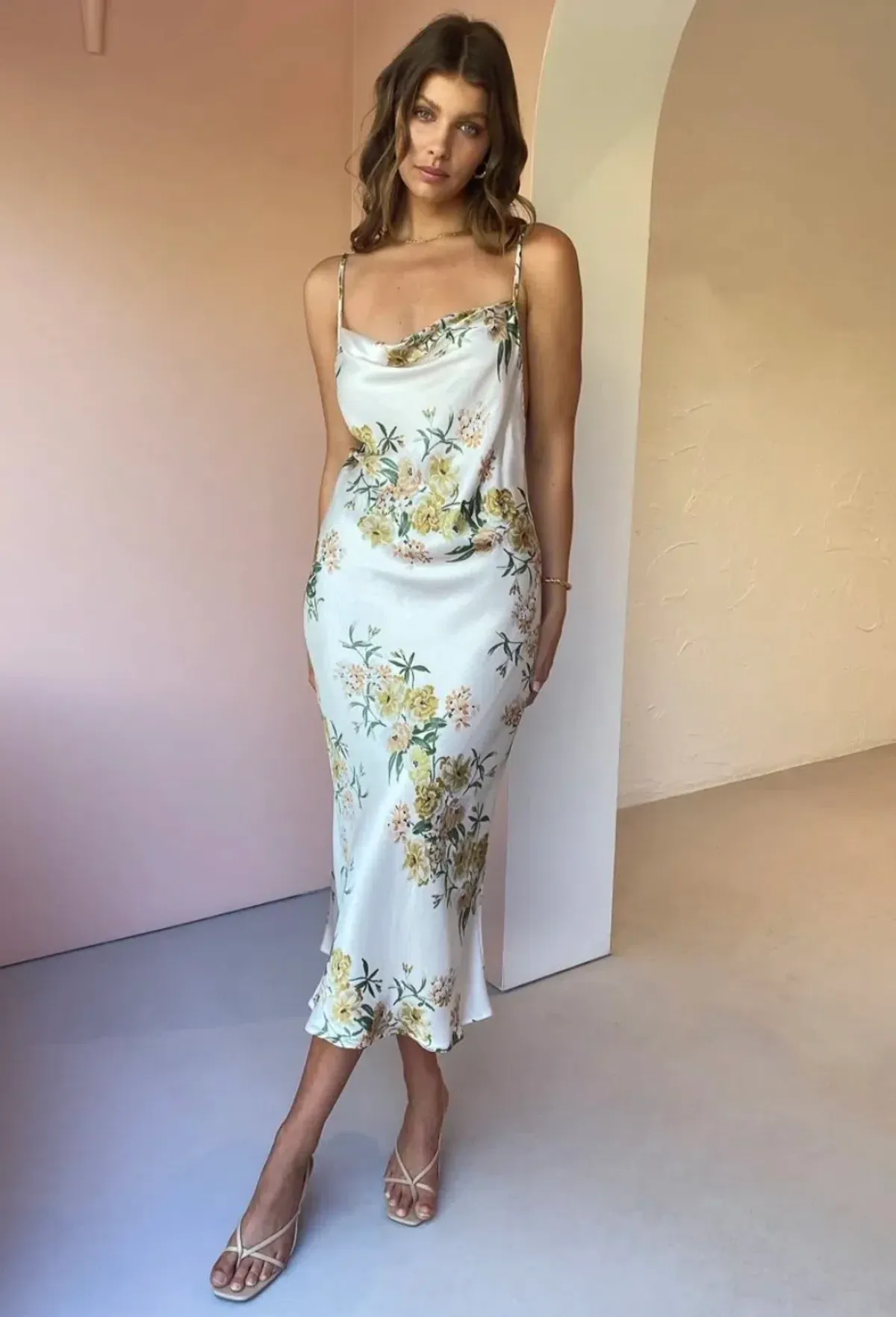 Bec&Bridge Louella Midi Dress Floral Size 8 / S - Image 1