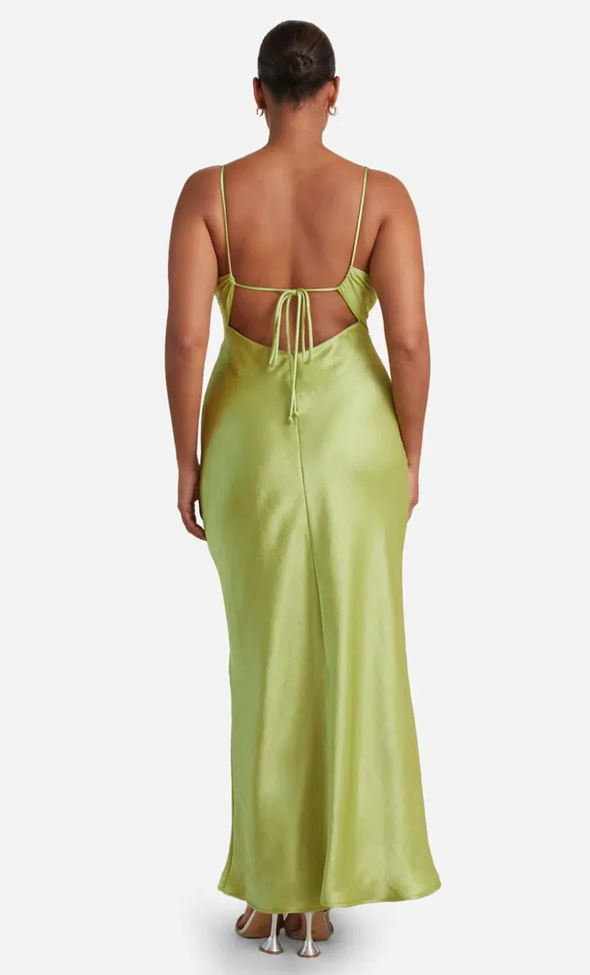 Bec & Bridge Julieta V Neck Maxi Dress Lime Green Size 6 / XS - Image 3