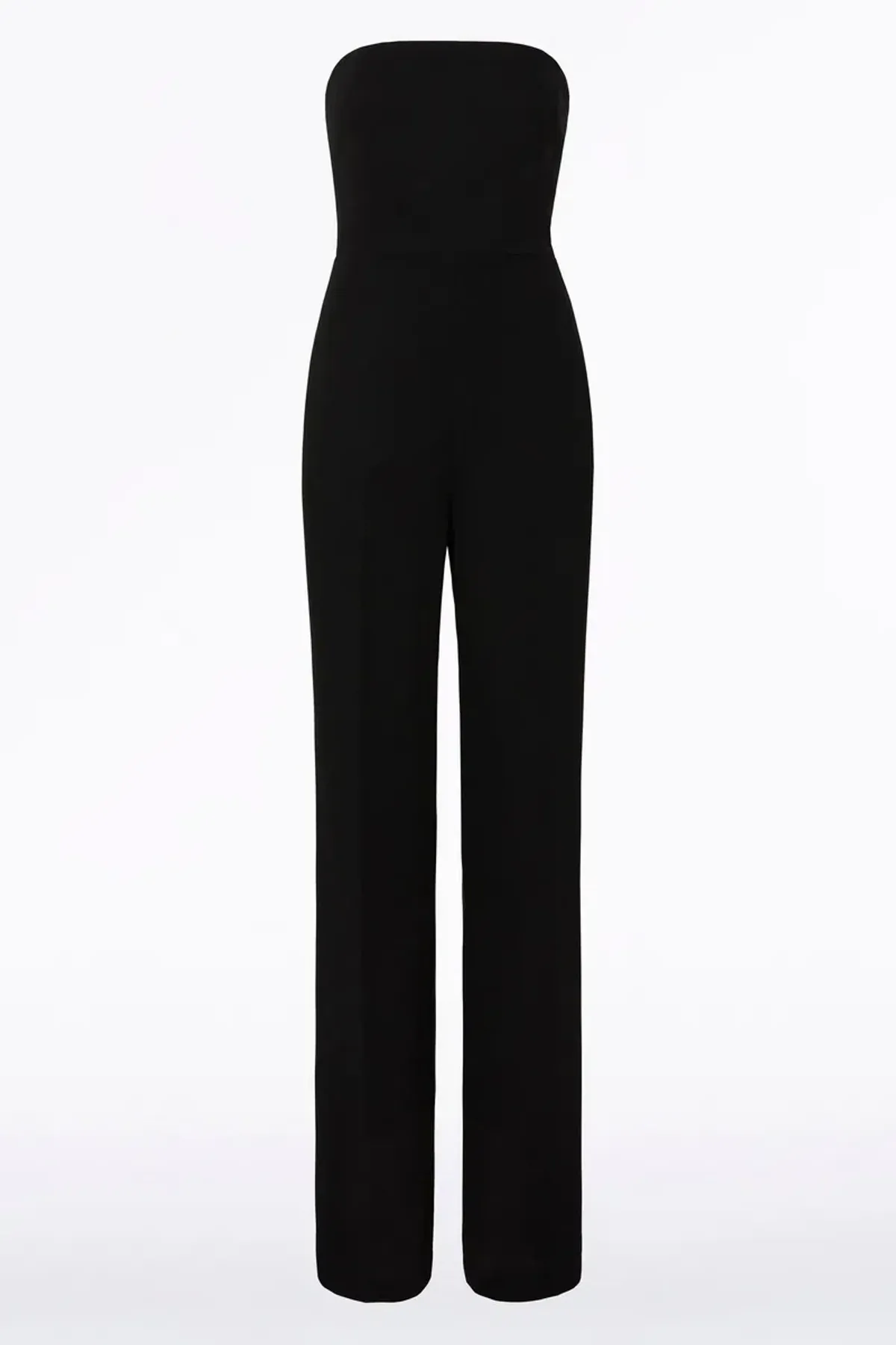 Carla Zampatti Crepe Strapless Jumpsuit Black Size XS / Au 6 - Image 4