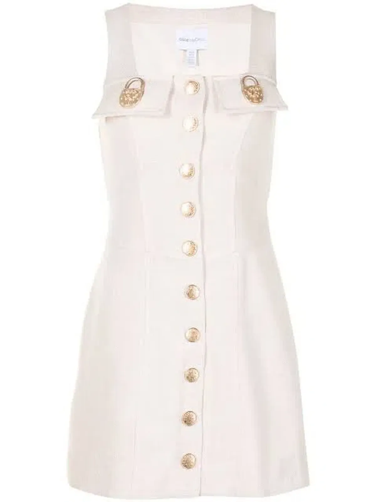 Alice McCall Queenie Mini Dress Creme Size 8 - Image 4