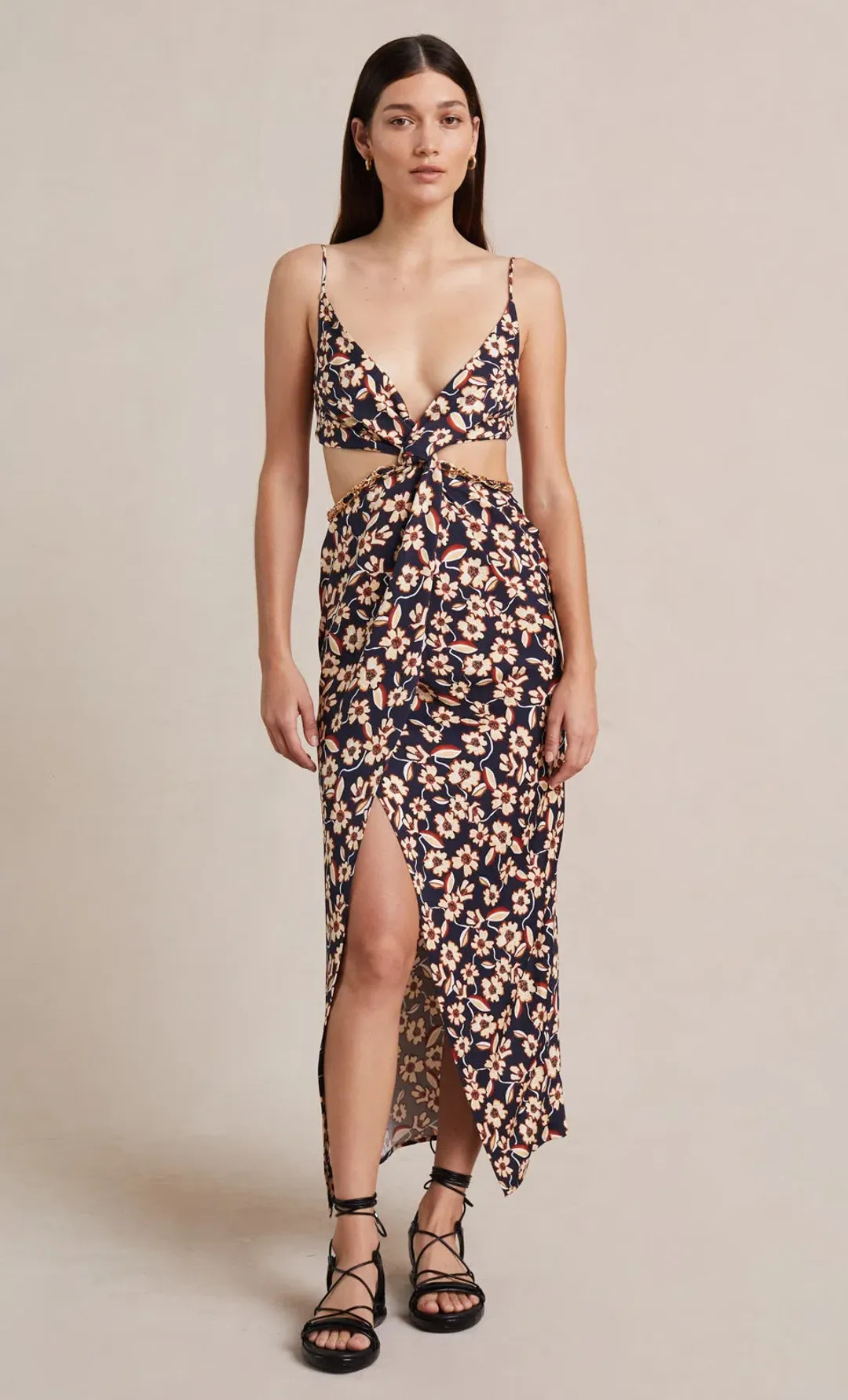 Bec & Bridge Modern Romance Twist Maxi Dress Floral Size 6  for rent on The Volte - main image