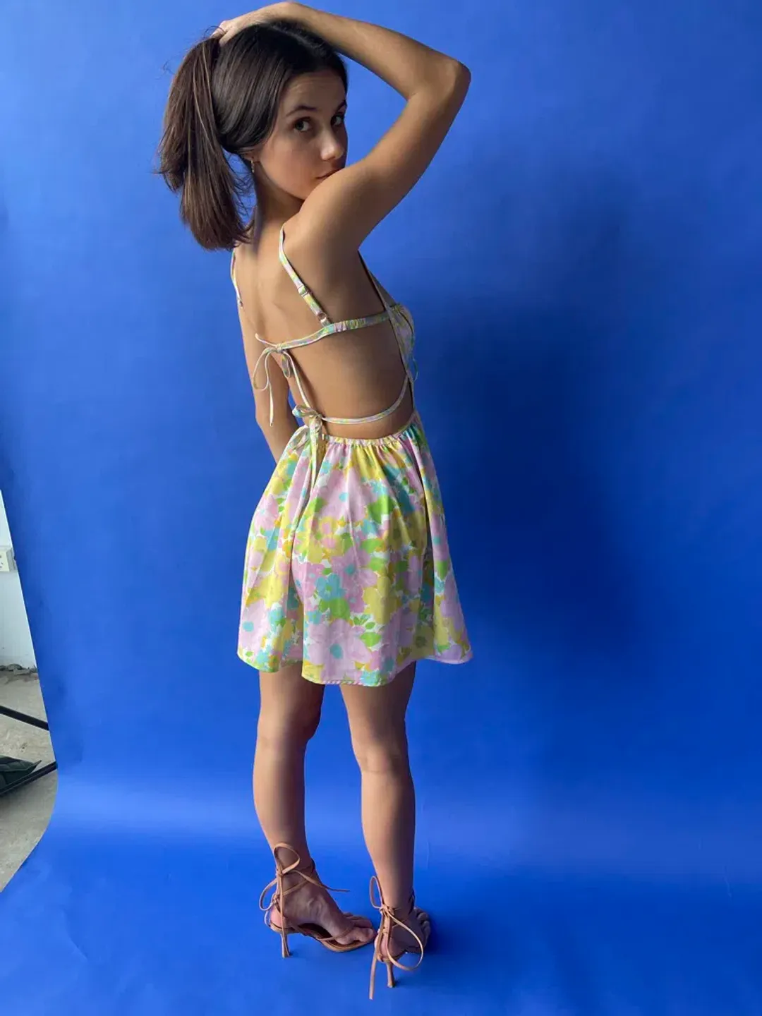 For Love & Lemons Emily Backless Dress Size XS/Au 6  for rent on The Volte - main image