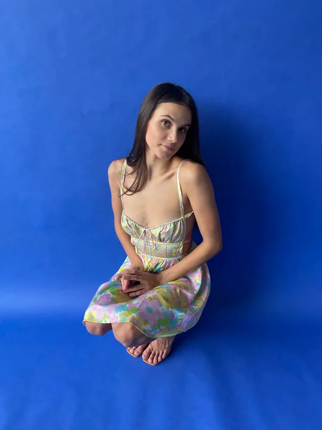 For Love & Lemons Emily Backless Dress Size XS/Au 6  for rent on The Volte - main image