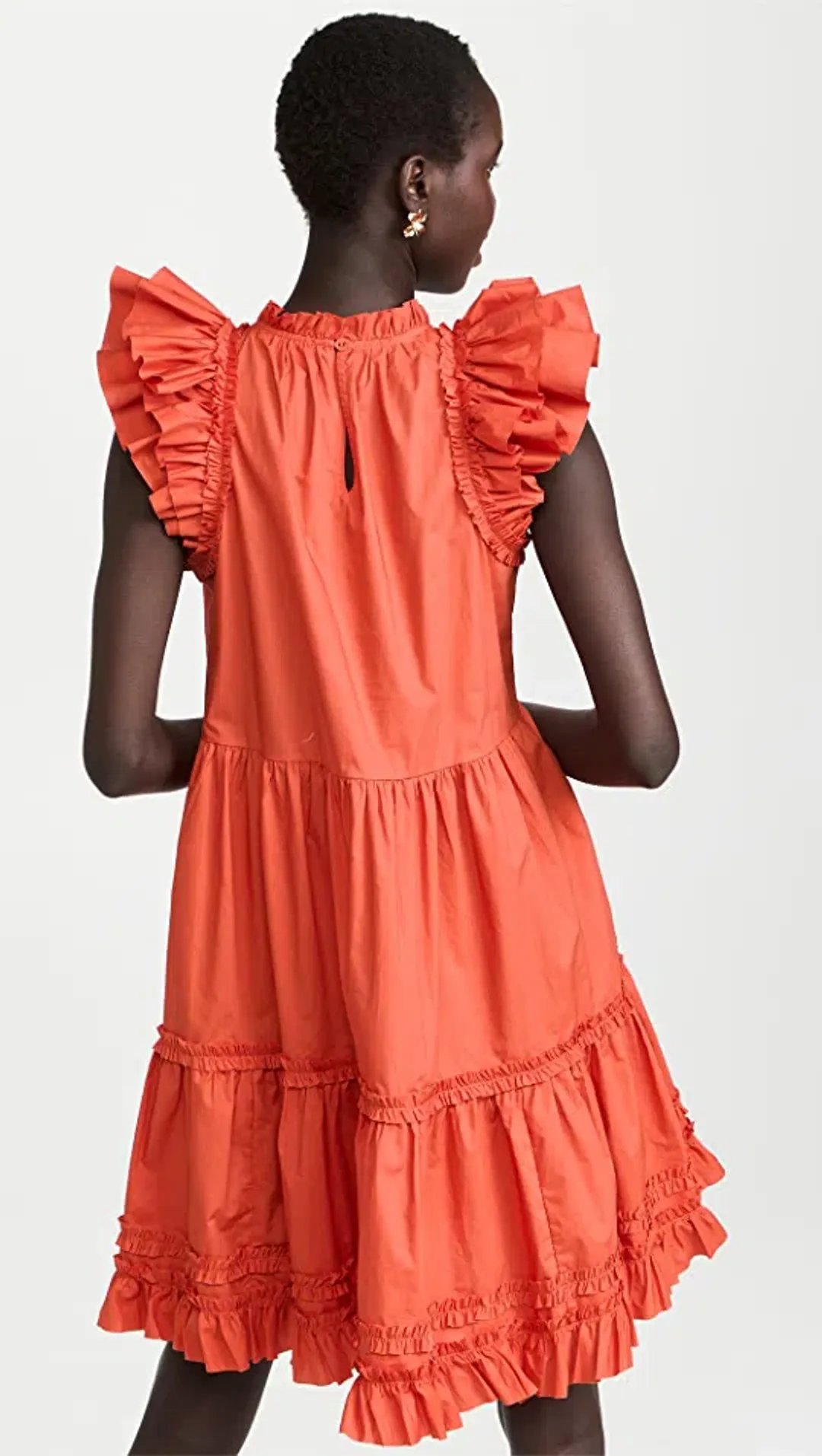 Ulla Johnson Joan Ruffle Dress Size US 8/AU 12 for rent on The Volte - main image