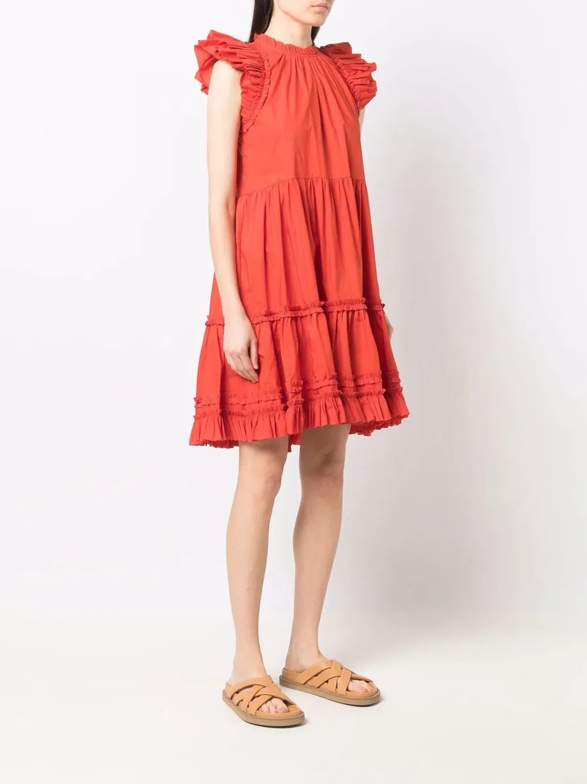 Ulla Johnson Joan Ruffle Dress Size US 8/AU 12 - Image 1