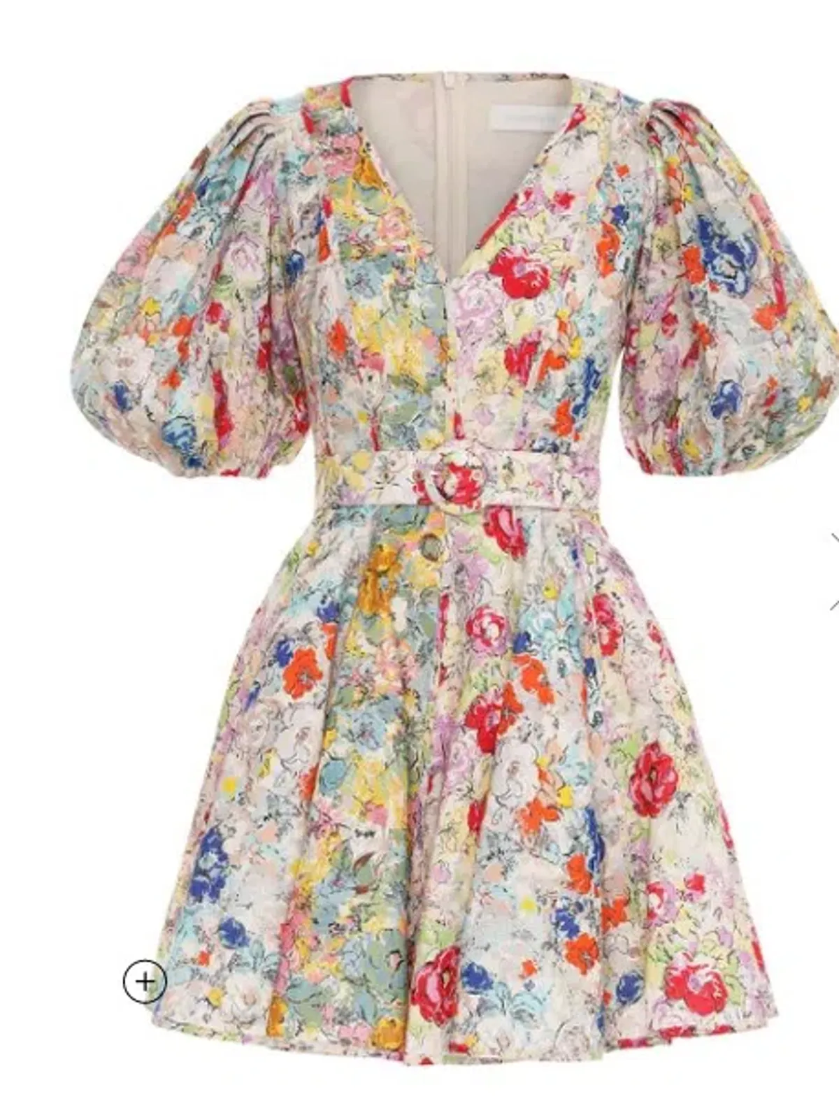 Zimmermann The Clover Panelled Mini Dress in Spliced Multi Floral Size 2 / Au 12 - Image 3