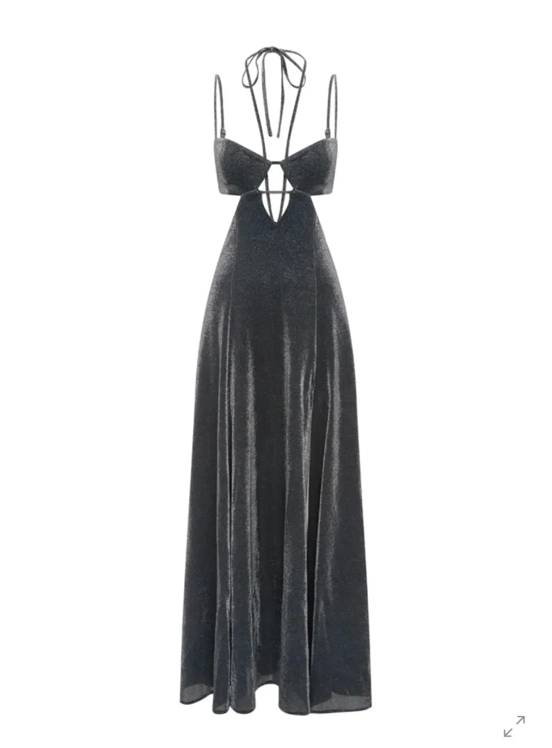 Alice McCall Lucy in the Sky Midi Dress Black Size 6 for rent on The Volte - main image