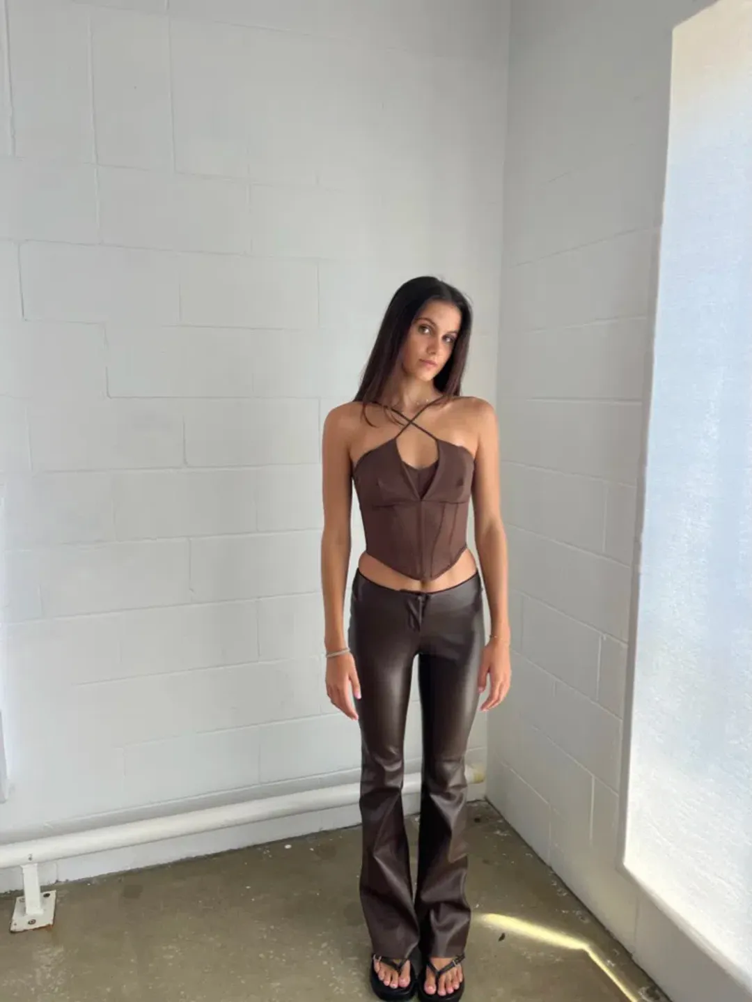 Viktoria & Woods Sigma Bustier Brown Size 0 / Au 6 for rent on The Volte - main image