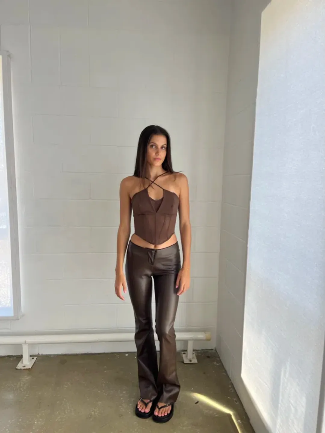 Viktoria & Woods Sigma Bustier Brown Size 0 / Au 6 for rent on The Volte - main image