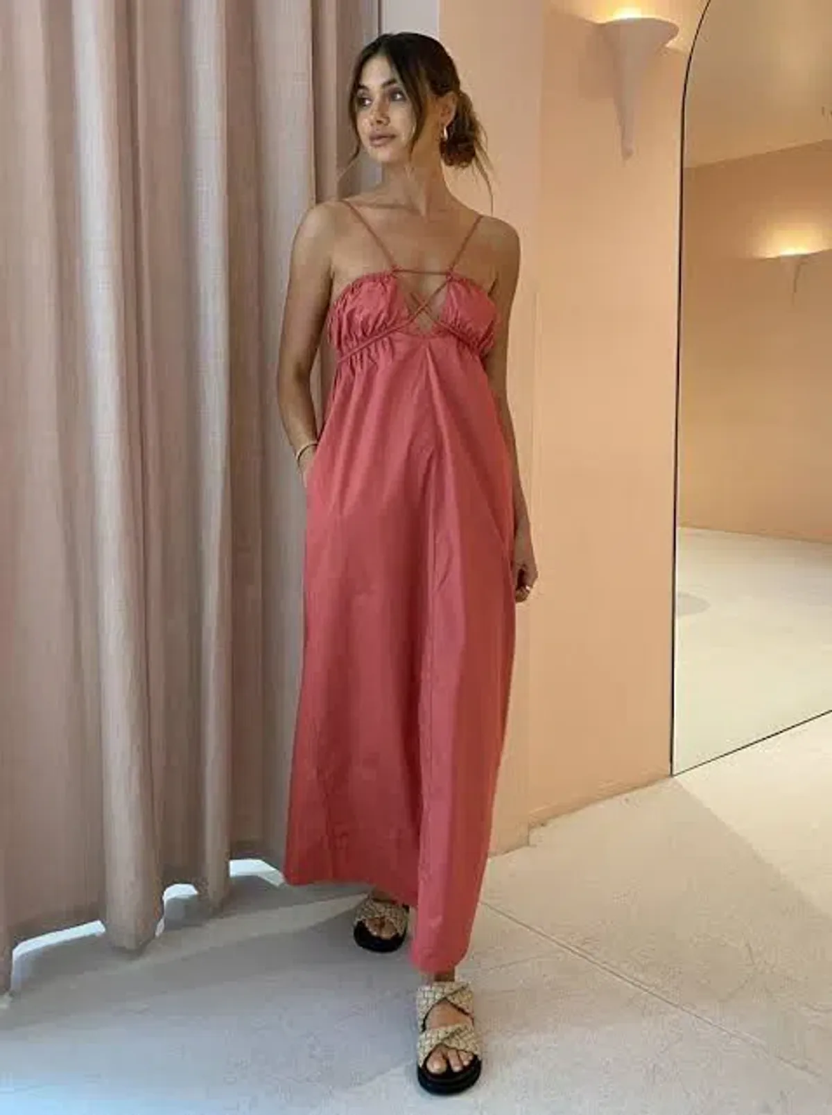 Suboo Rosanna Strappy Maxi Dress Red Size 6 / XS - Image 4