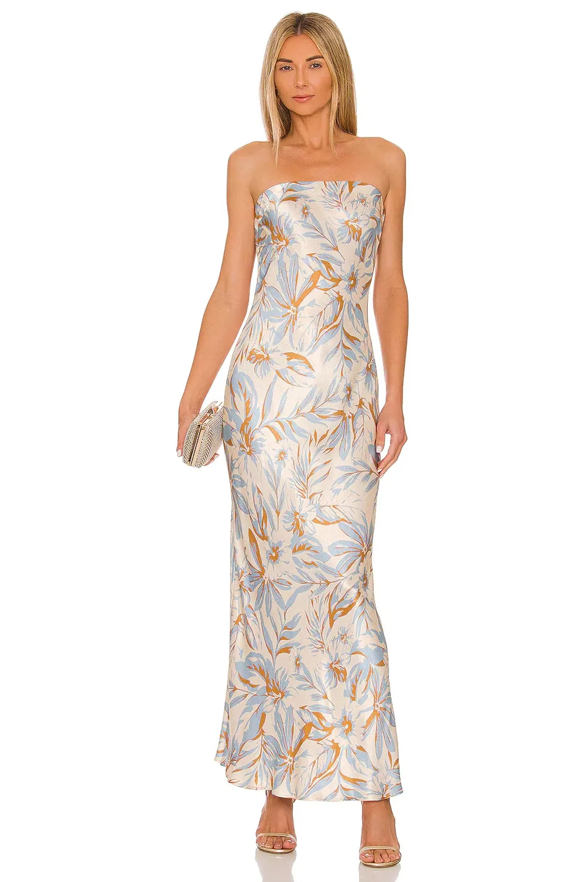 Bec & Bridge Stella Strapless Dress Print Size 8 - Image 1