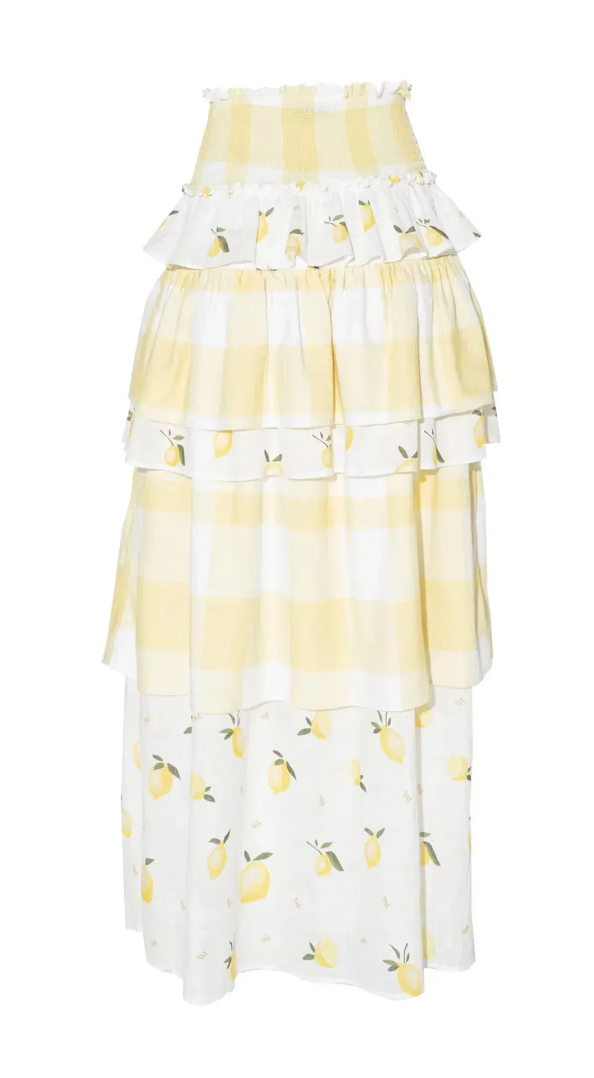 Ambra Maddalena Guinevera Dress Lemonata/White Size 10 - Image 4
